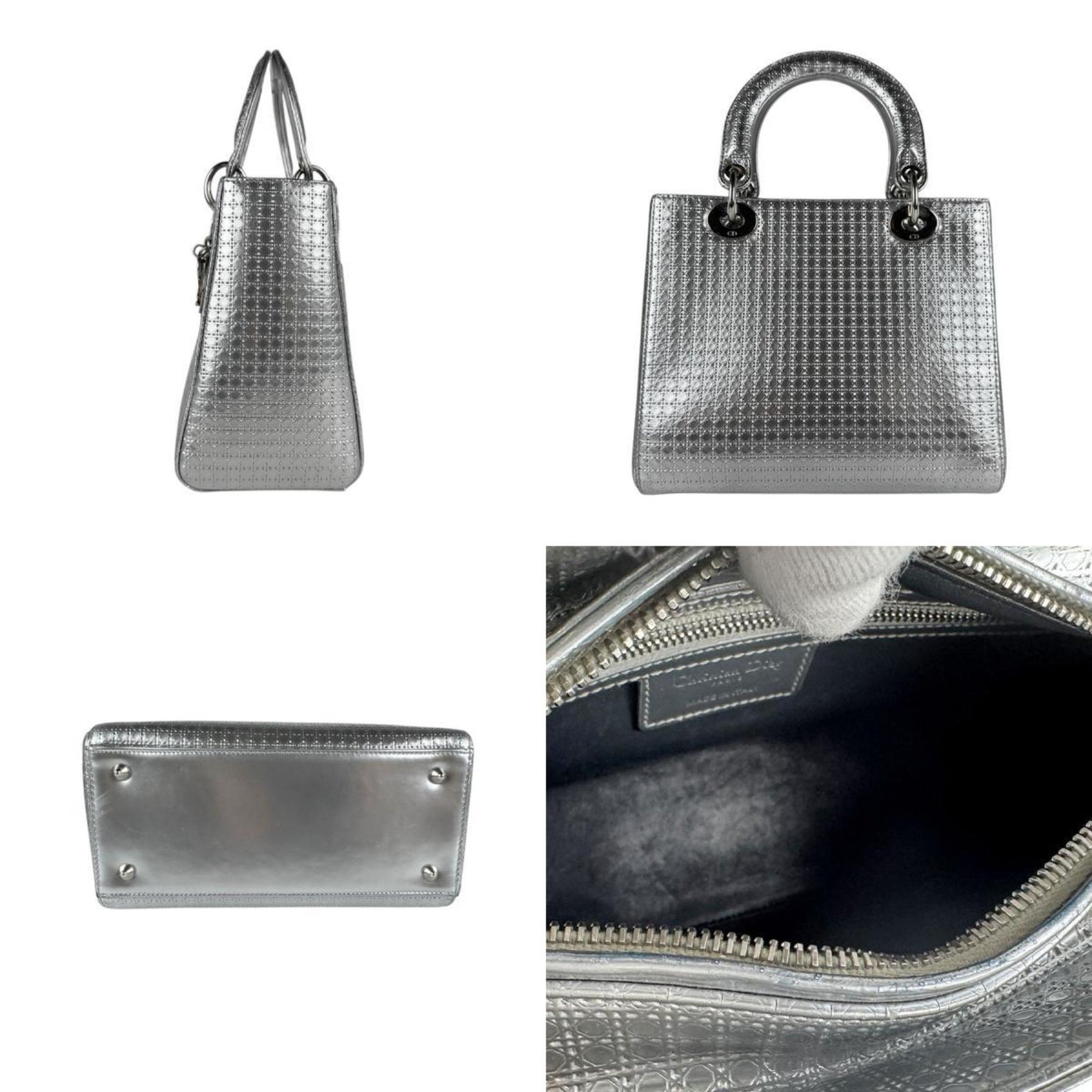Christian Dior handbag shoulder bag Lady leather ladies