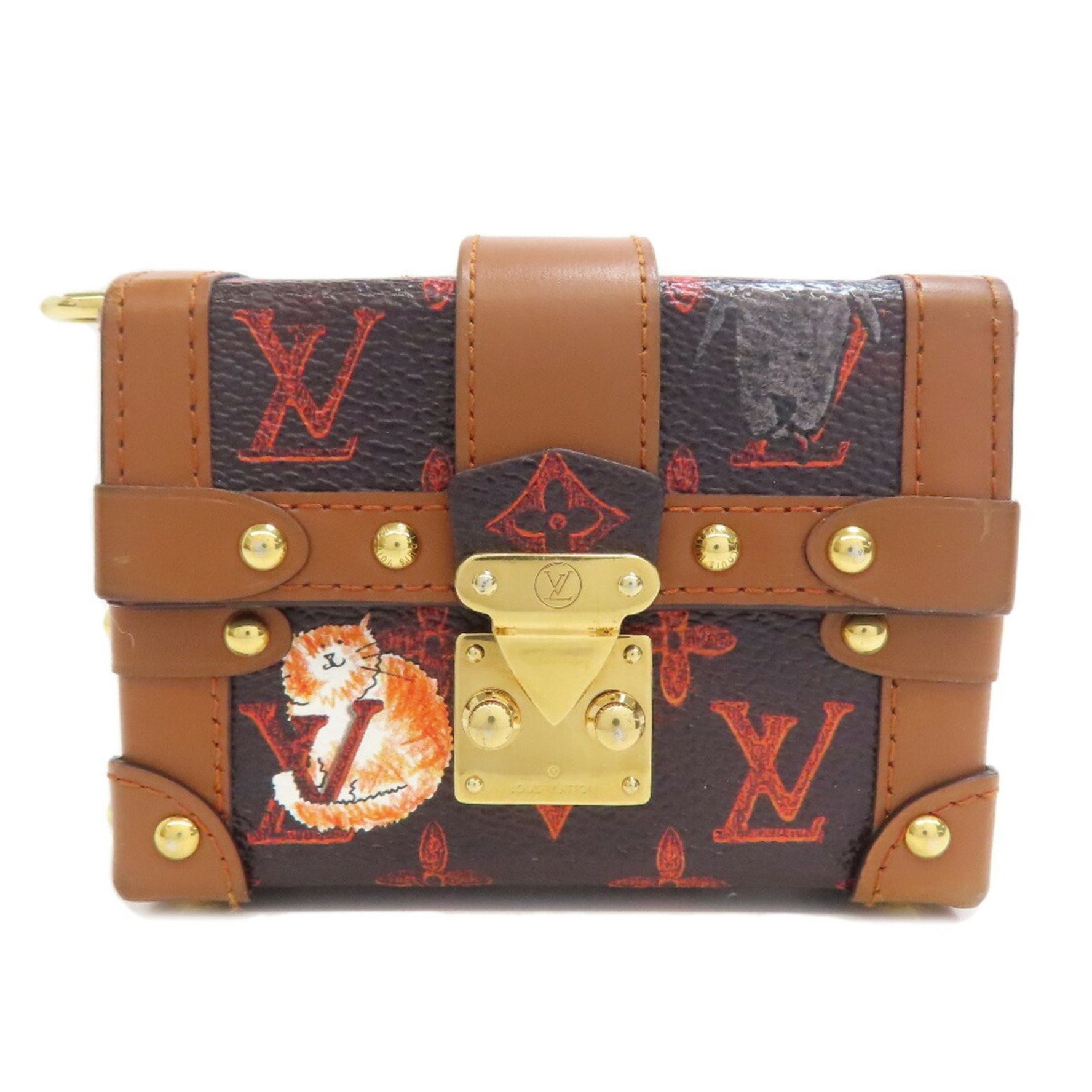 Louis Vuitton Essential Trunk Catgram Pouch Monogram Canvas LOUIS VUITTON