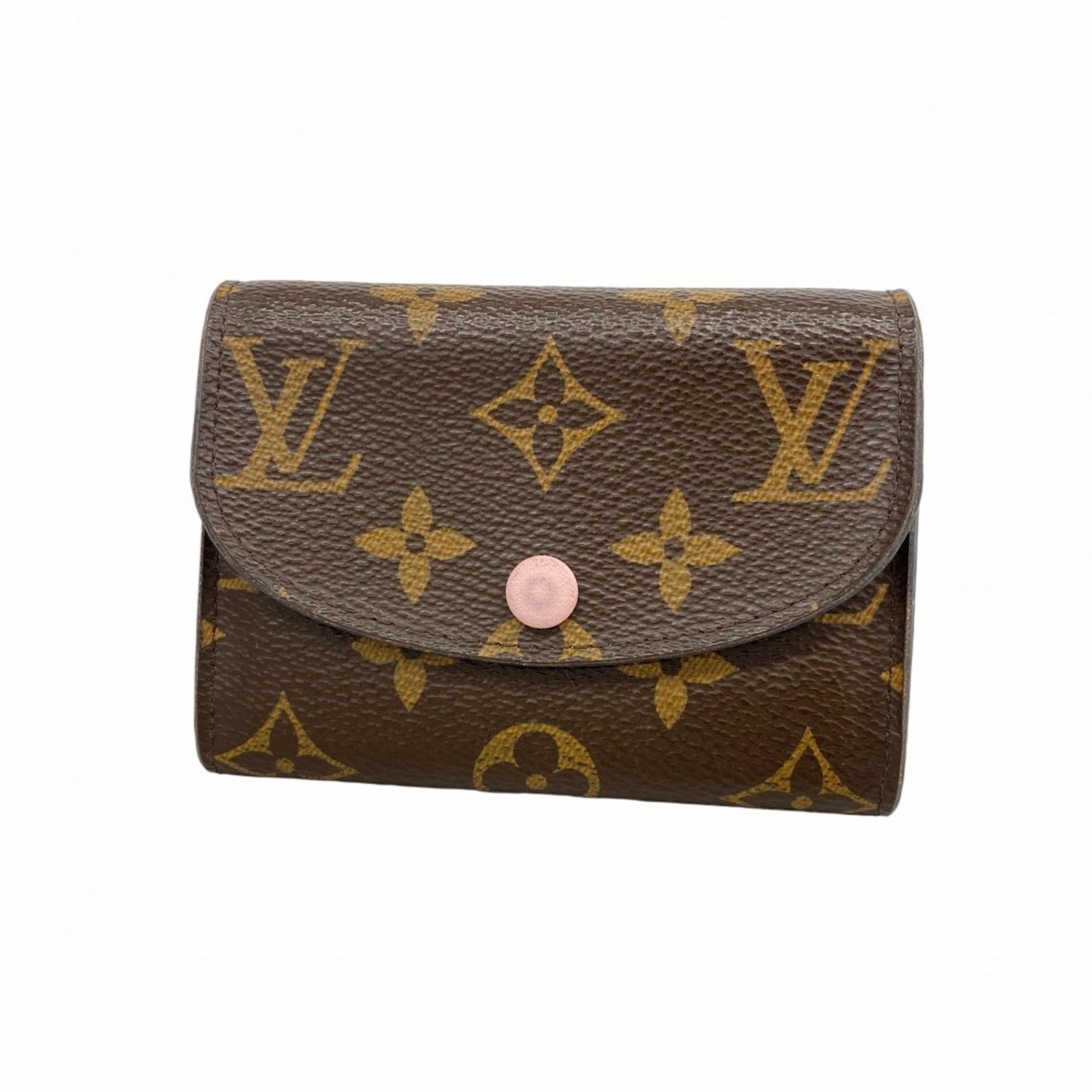 Louis Vuitton Monogram Porte Monnaie Rose Ballerine Wallet/Coin Case