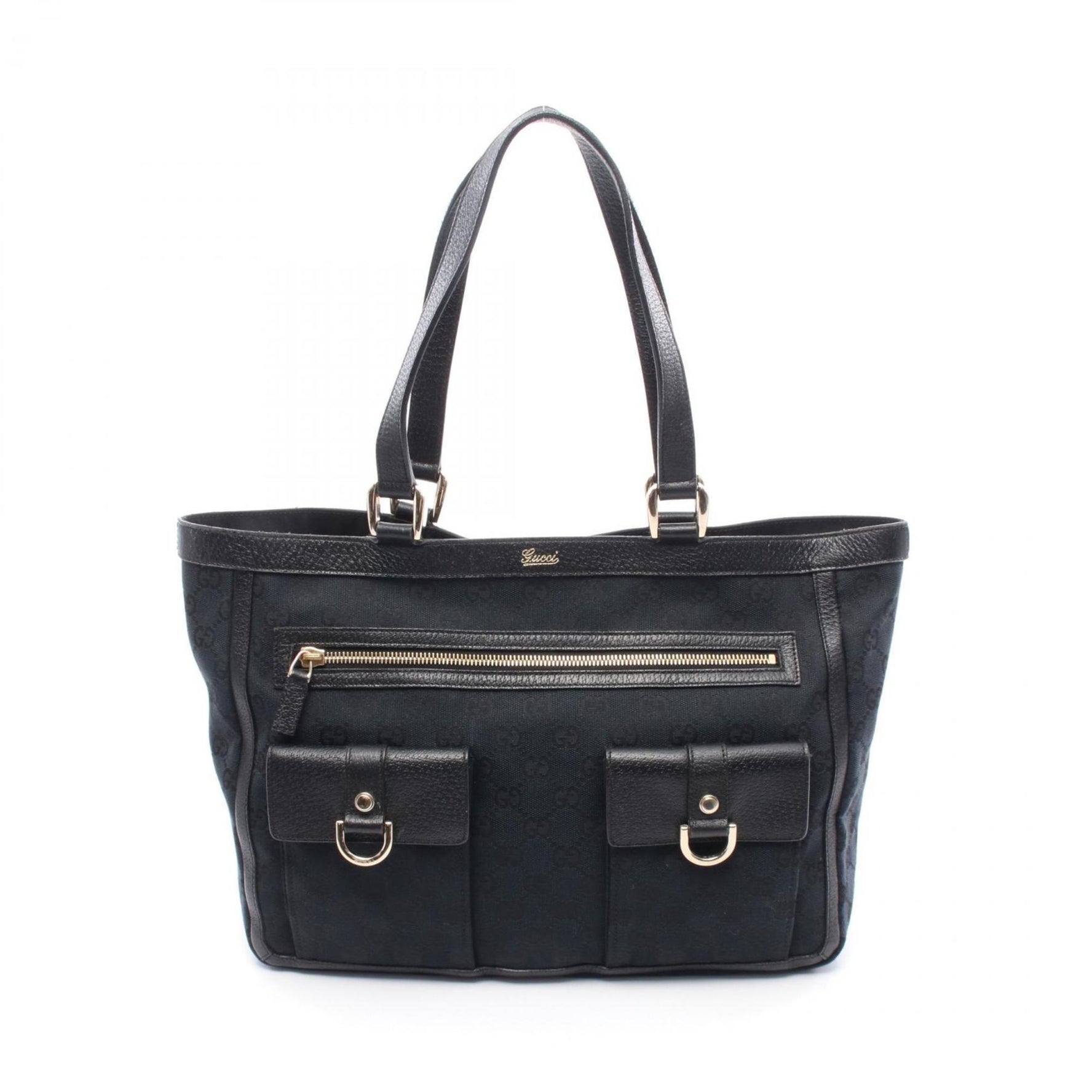 Gucci Abbey GG Canvas Tote Bag, and Leather