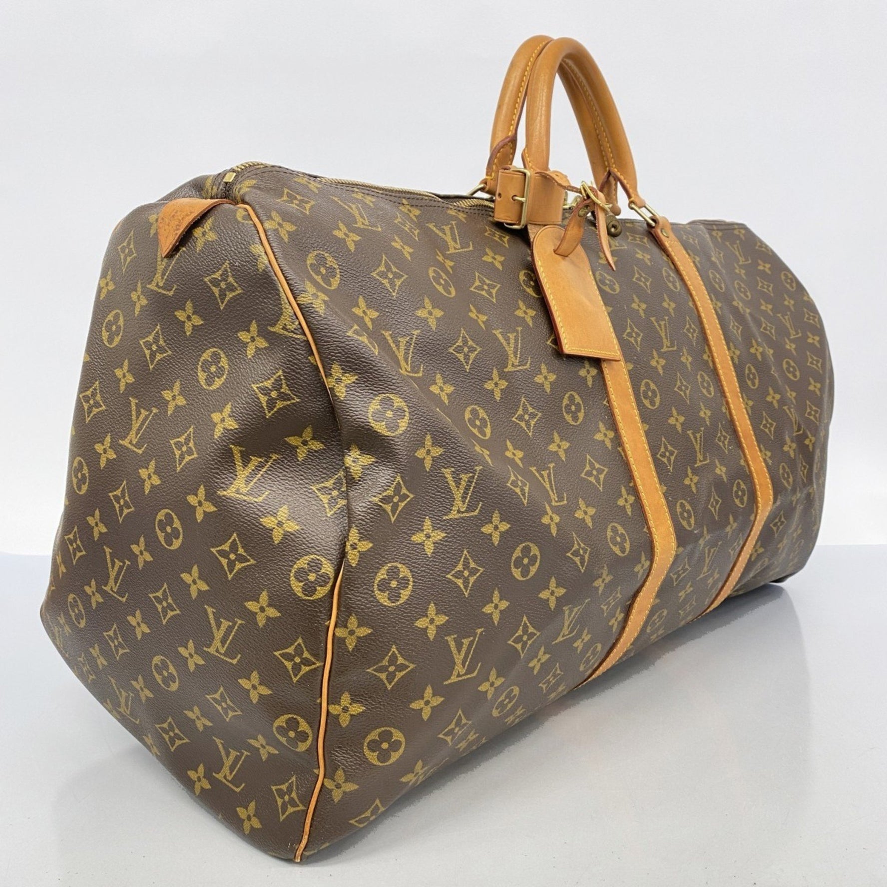 Louis Vuitton Monogram Keepall 60 Boston Bag Men's and