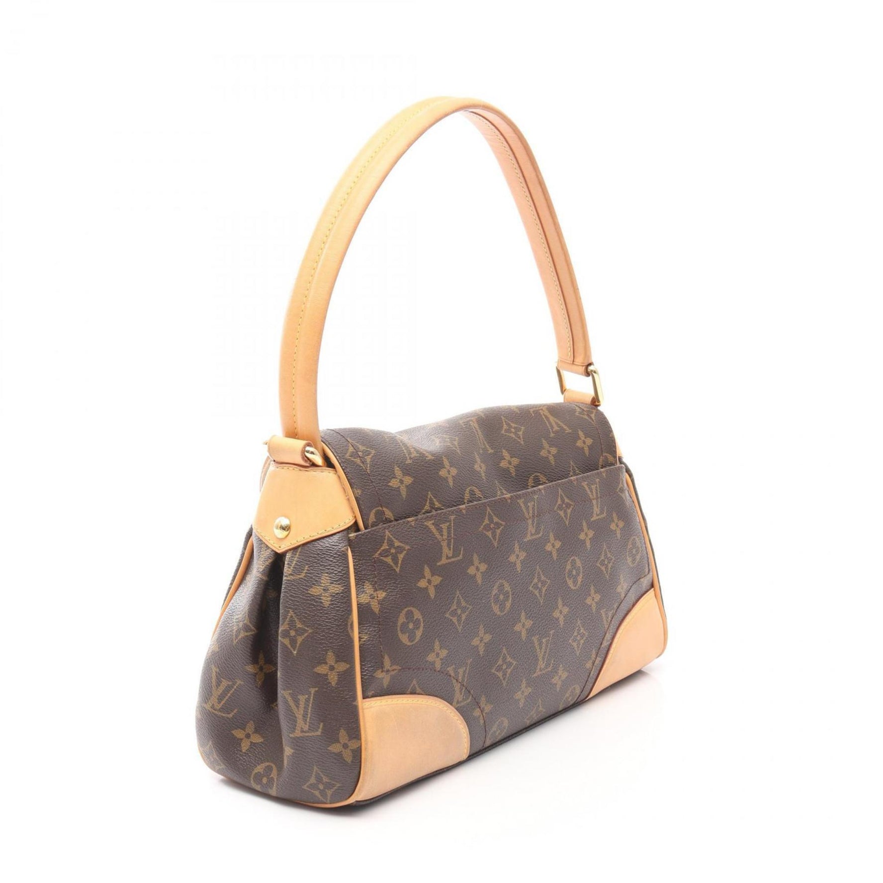 Louis Vuitton Beverly MM Shoulder Bag, PVC-Coated Canvas and Leather, Monogram