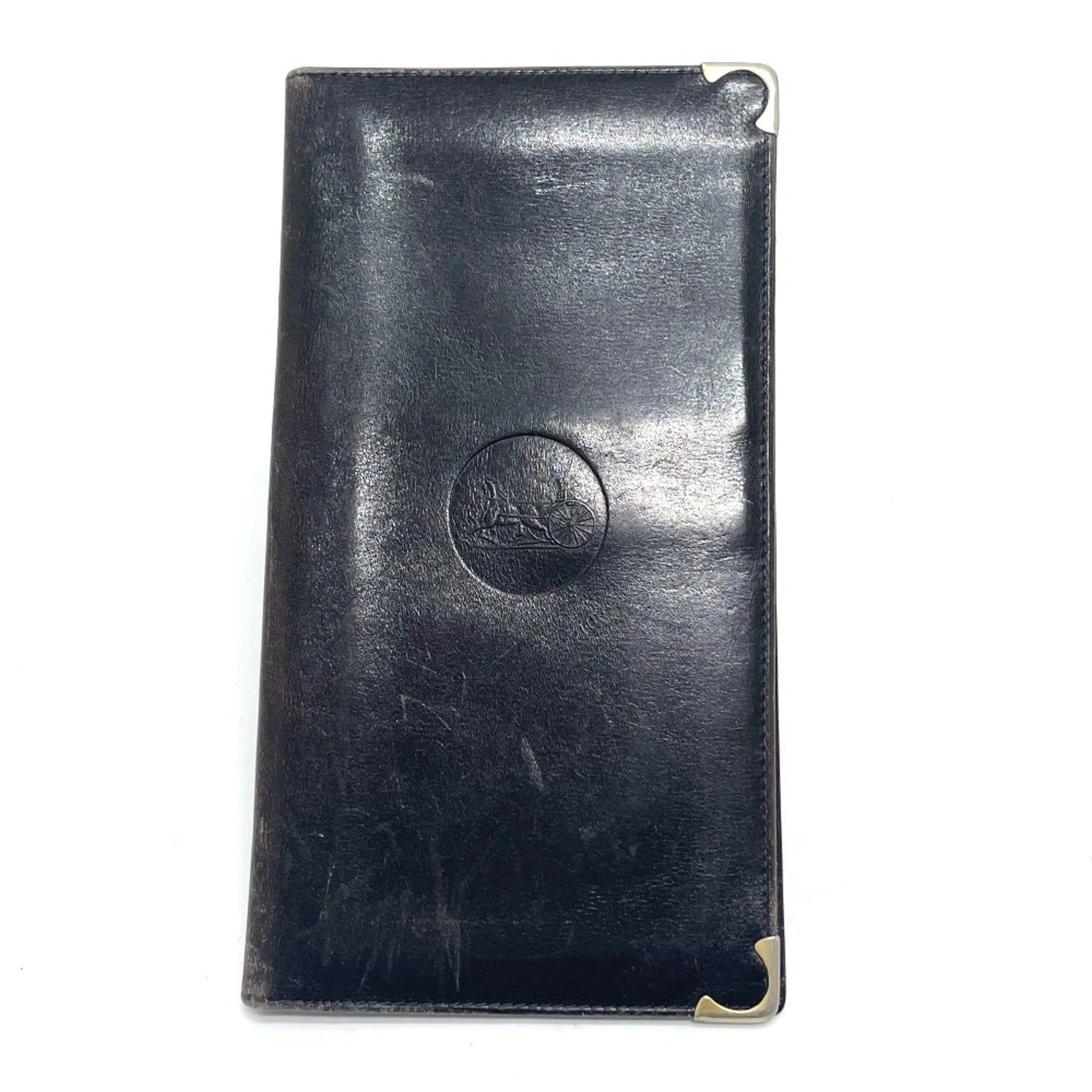 CELINE Carriage logo Bill Compartment Long Wallet