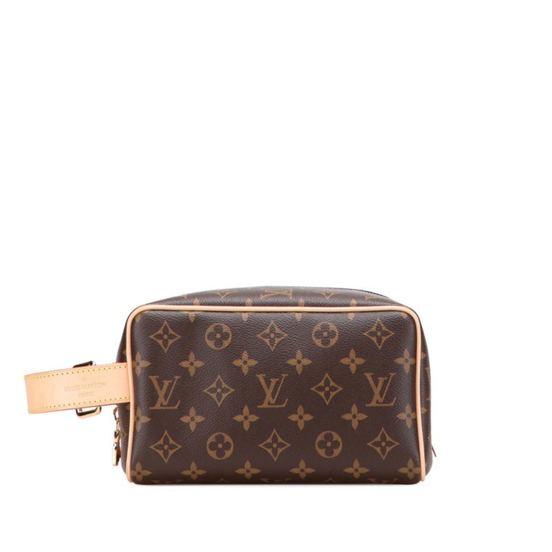 Louis Vuitton Monogram Locker Top Kit Second Bag/Handbag Leather LOUIS VUITTON