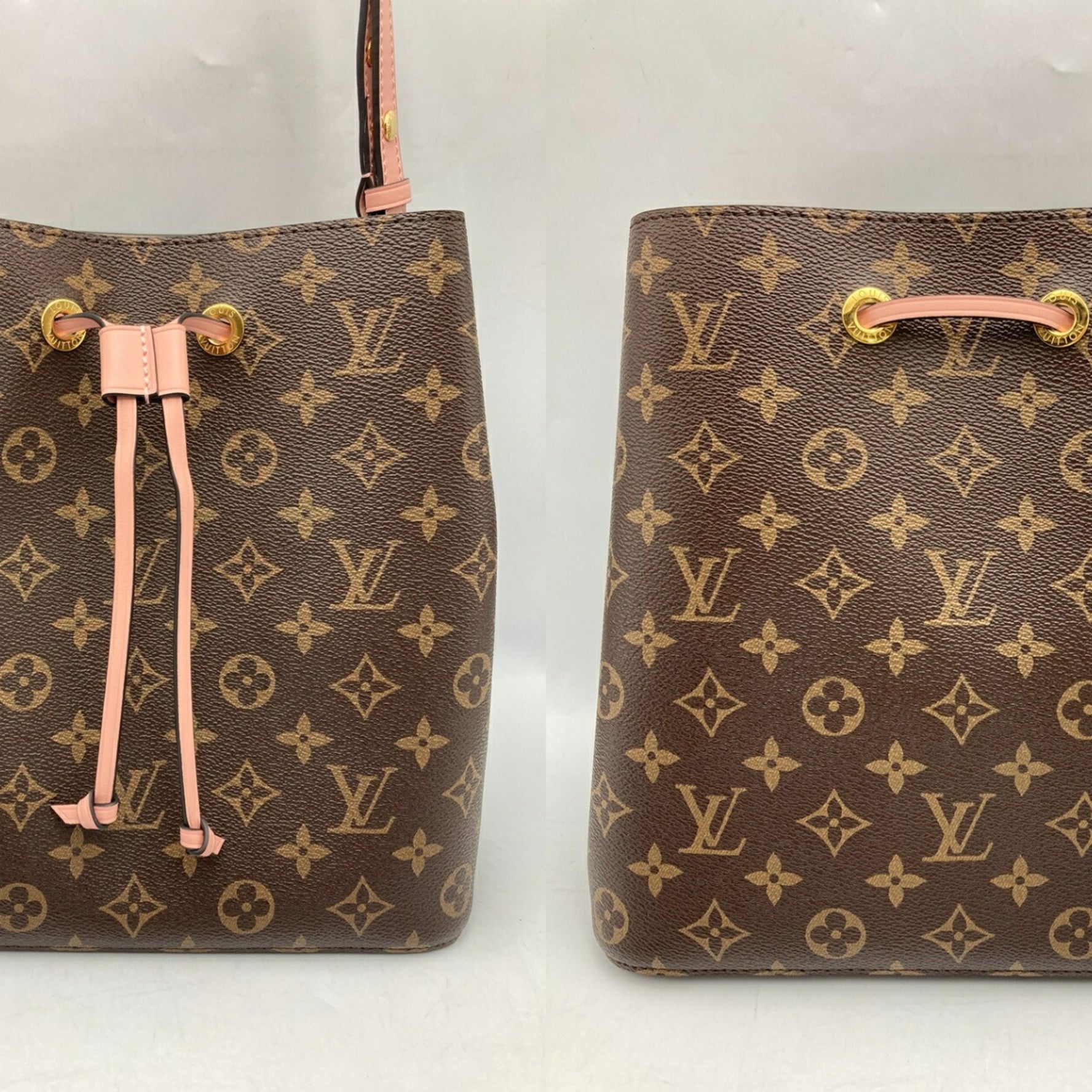 Louis Vuitton Monogram NeoNoe Shoulder Bag Rose Poodle