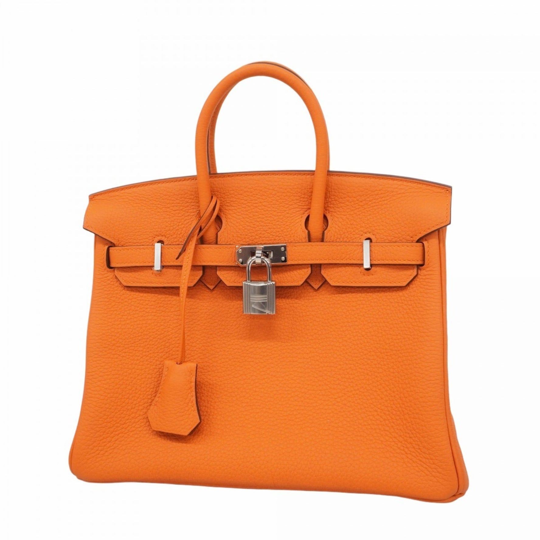 Hermes handbag Birkin 25 Togo orange B stamp ladies