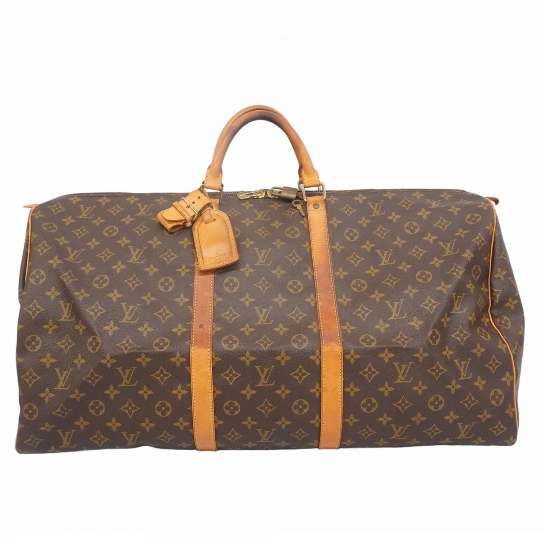 Louis Vuitton Monogram Keepall 60 Boston Bag Men's and