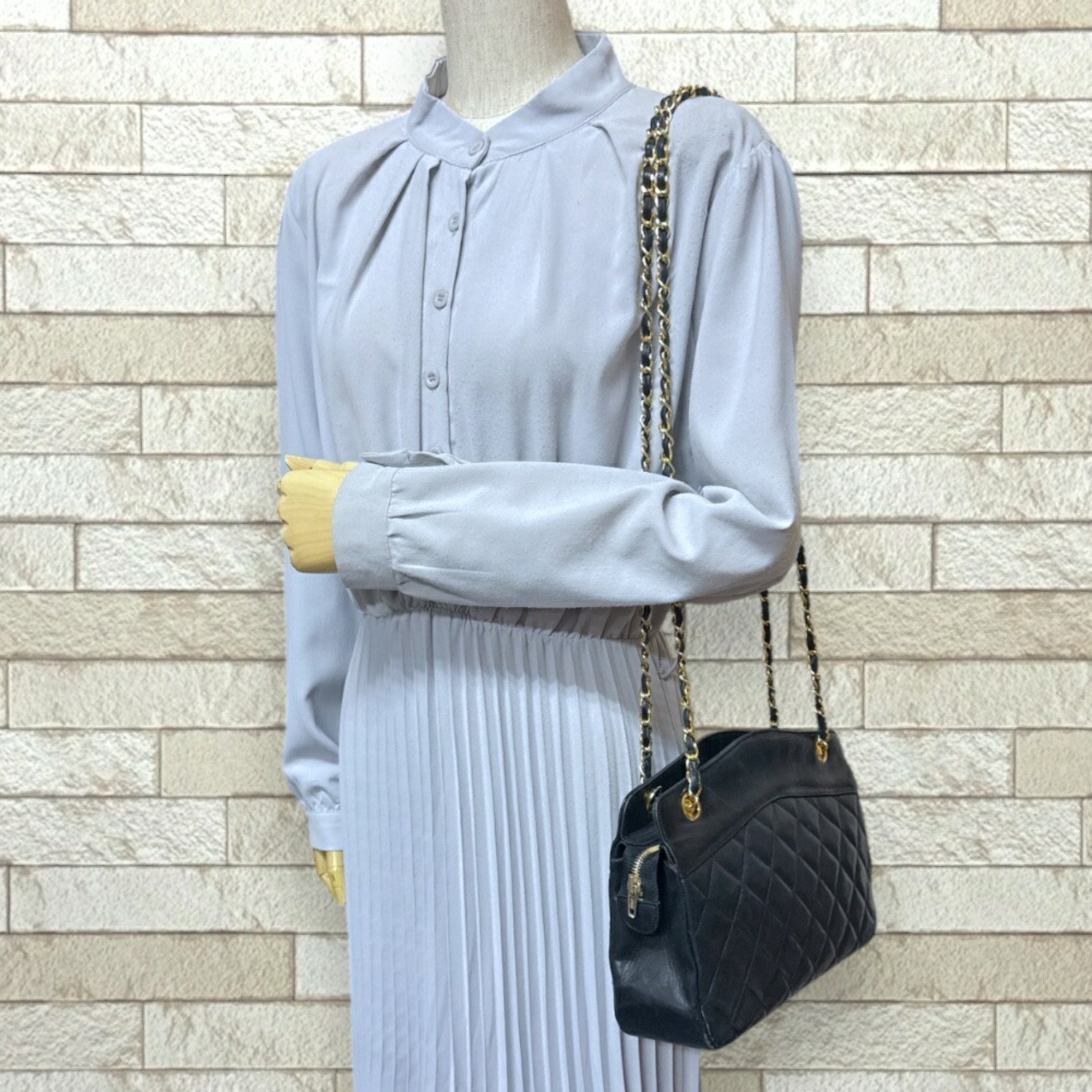 CHANEL Matelasse Shoulder Bag, Lambskin