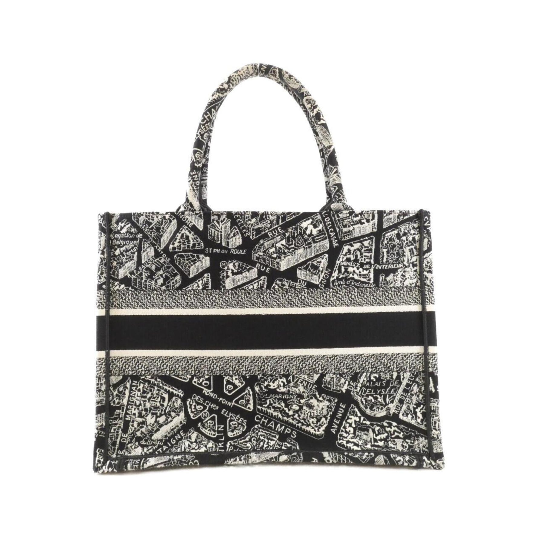 Christian Dior Plan de Paris Book Tote Medium Handbag