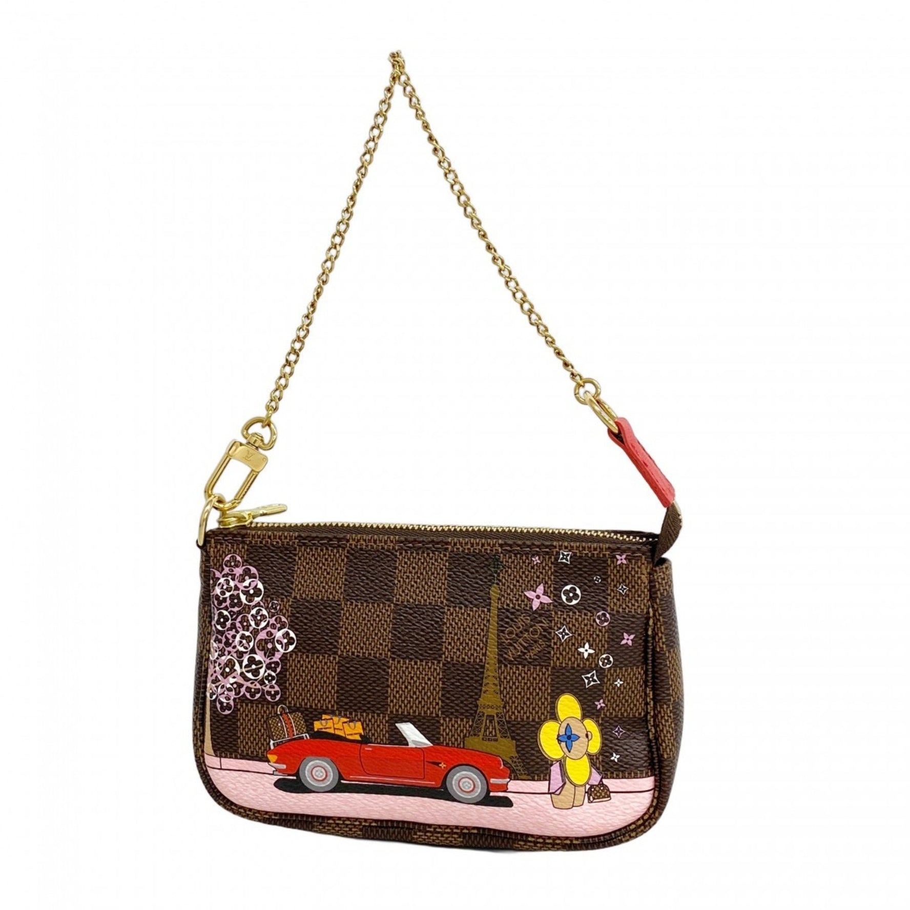 Louis Vuitton Damier Vivienne Mini Pochette Accessoires Multicolor Ebene