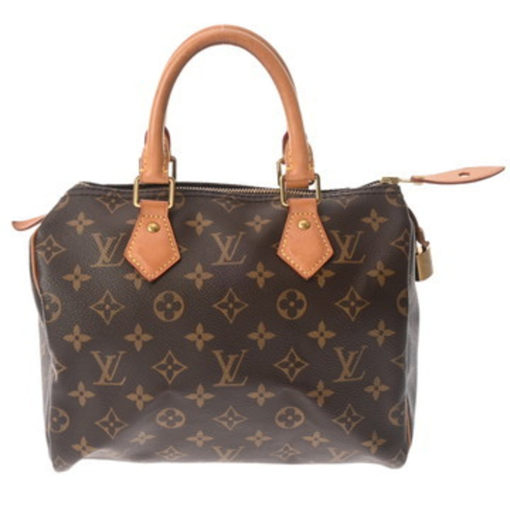 LOUIS VUITTON Louis Vuitton Monogram Speedy 25 New Model Canvas Handbag AB Rank Pre-owned Ginzo