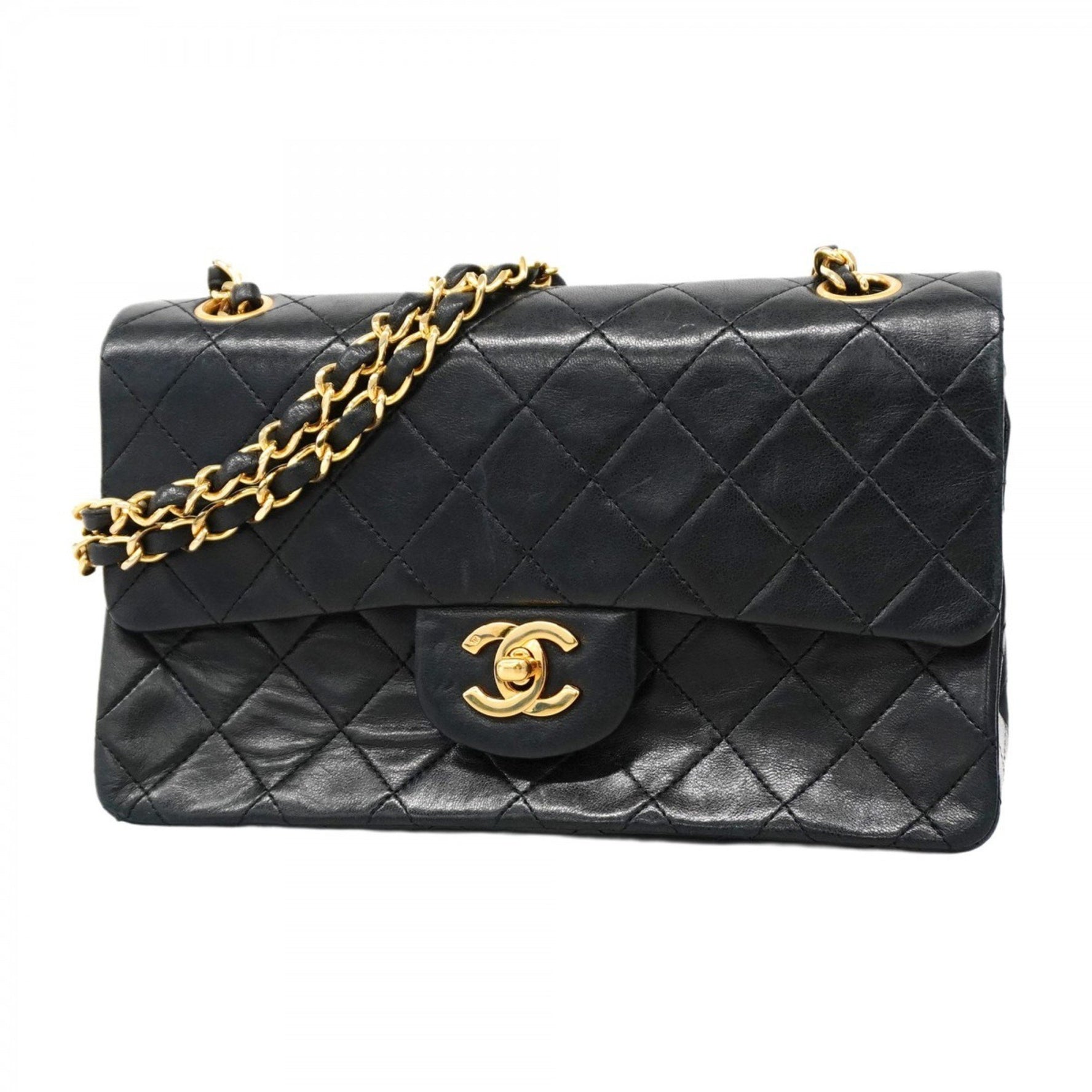 Chanel Matelasse Shoulder Bag with Double Flap and Chain, Lambskin