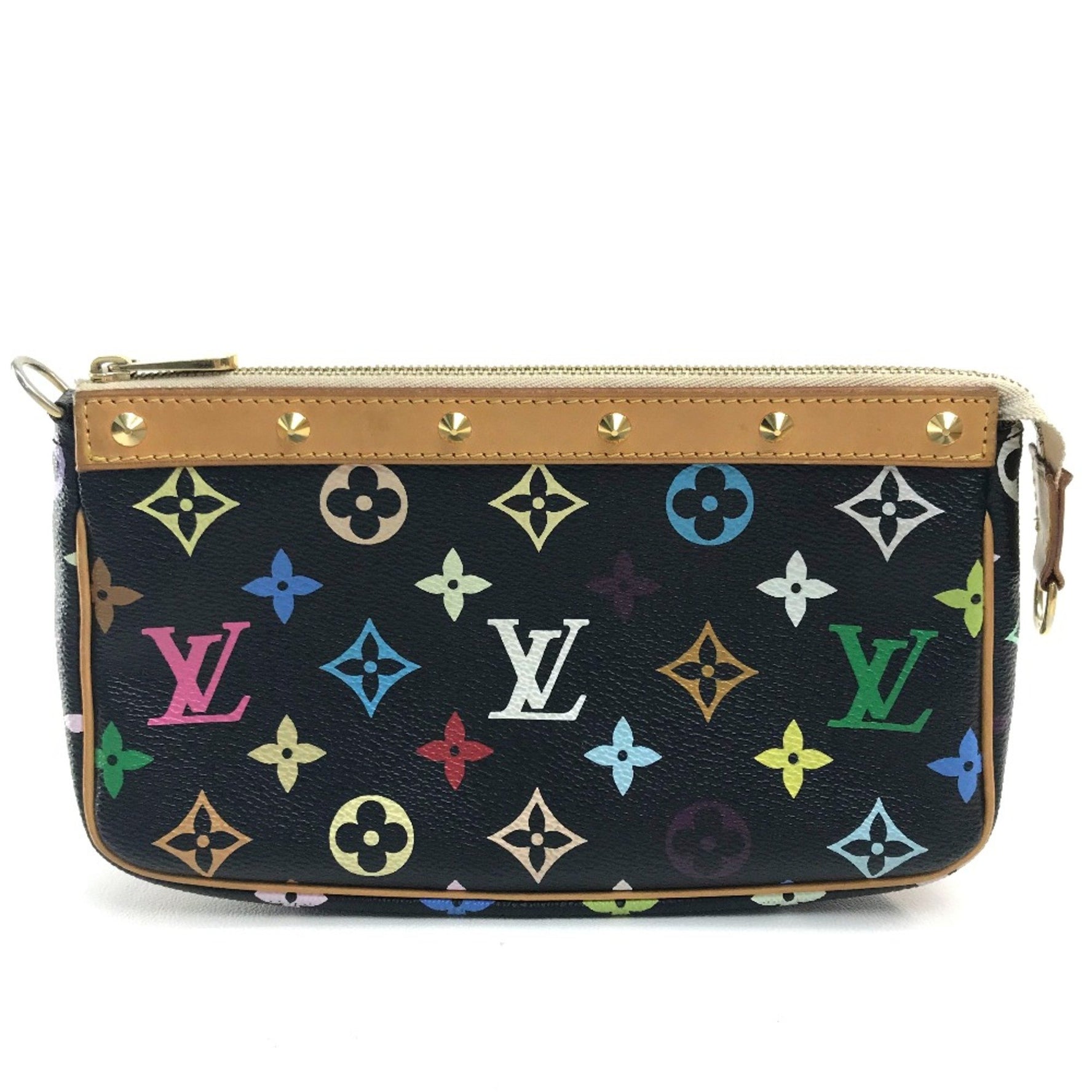 Louis Vuitton MonogramMulticolore Bag Mini Shoulder Bag Pouch Noir x Multicolore