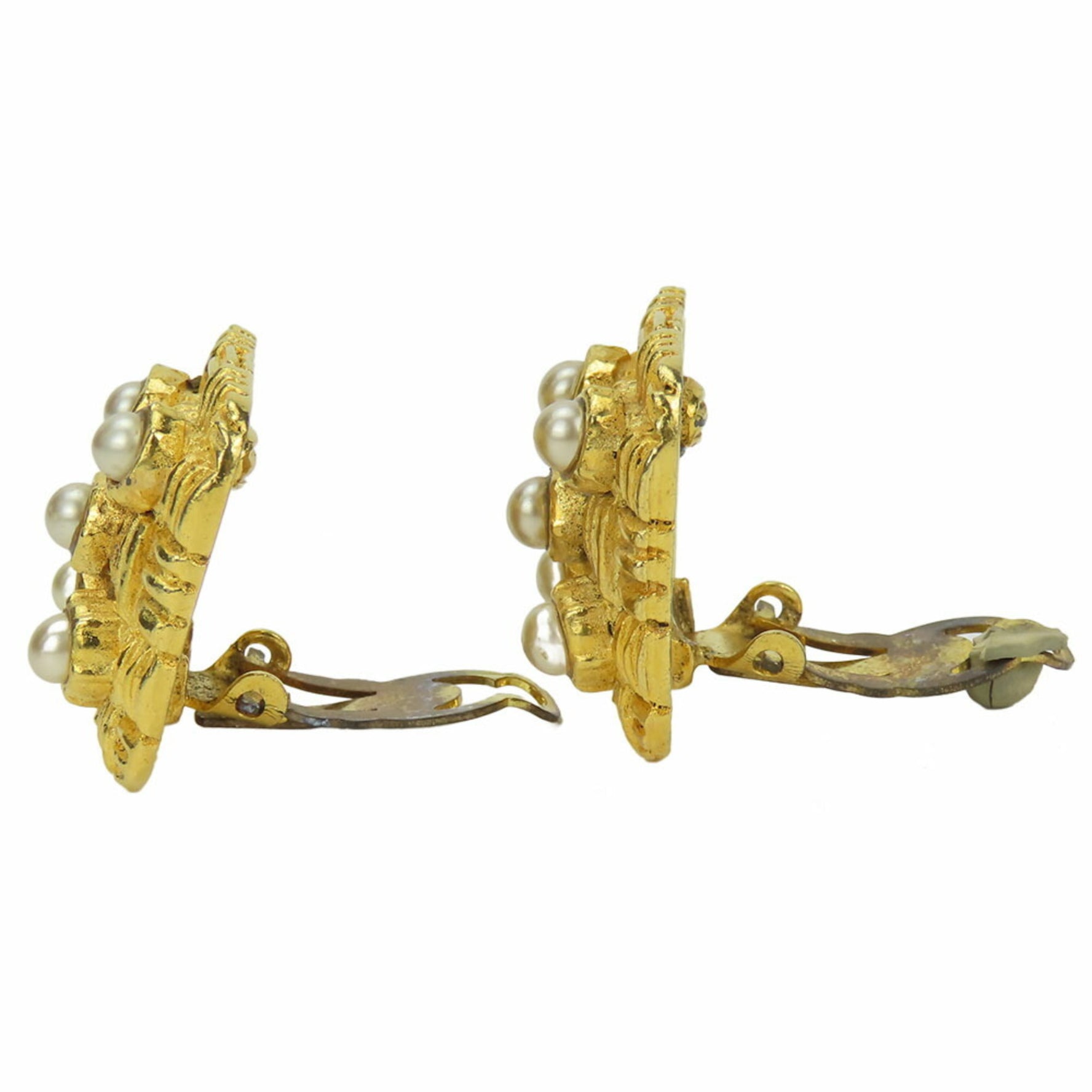 Chanel Earrings Metal Plated