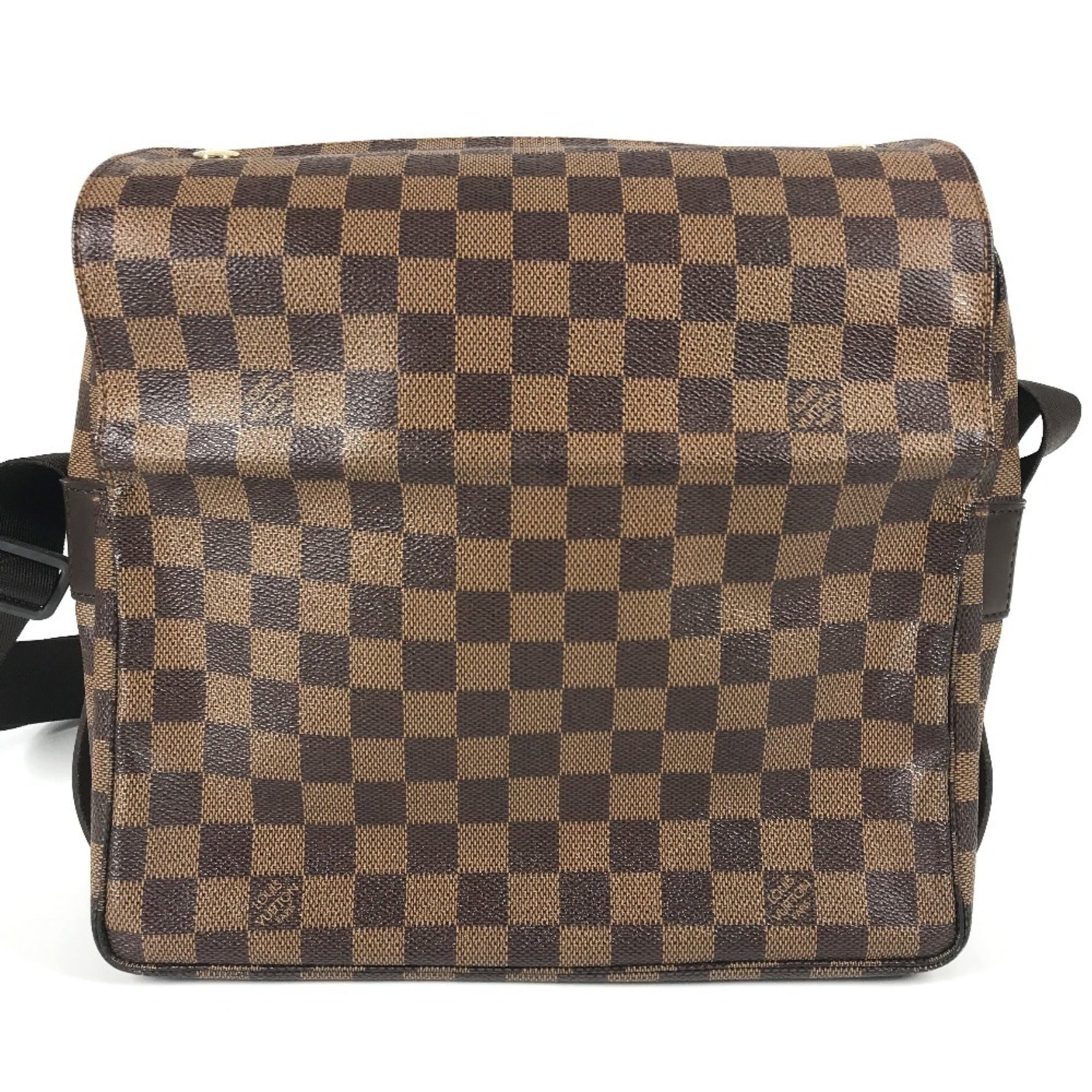 Louis Vuitton Damier Naviglio Crossbody Bag Shoulder Canvas Men's Ebene Brown