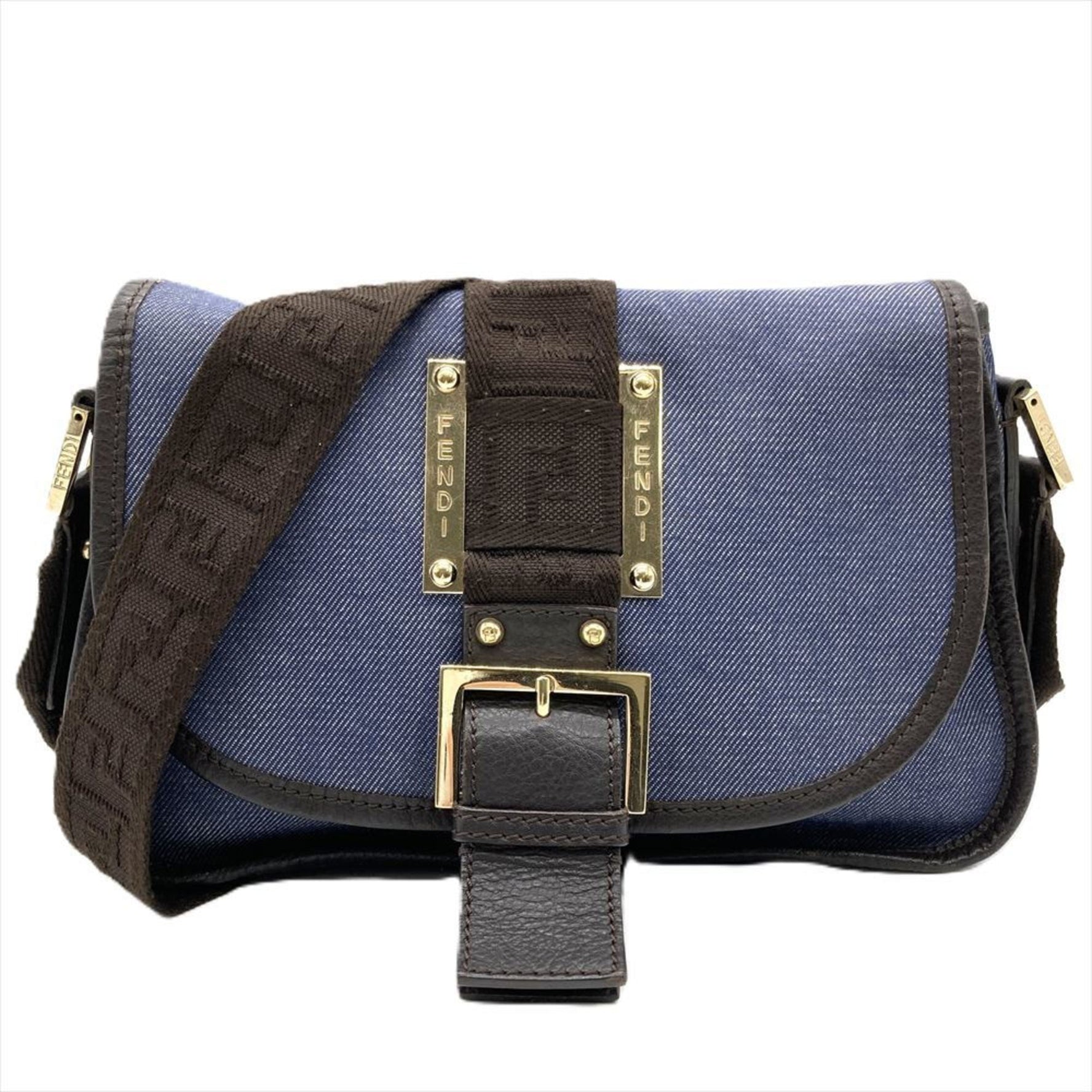 Fendi shoulder bag denim