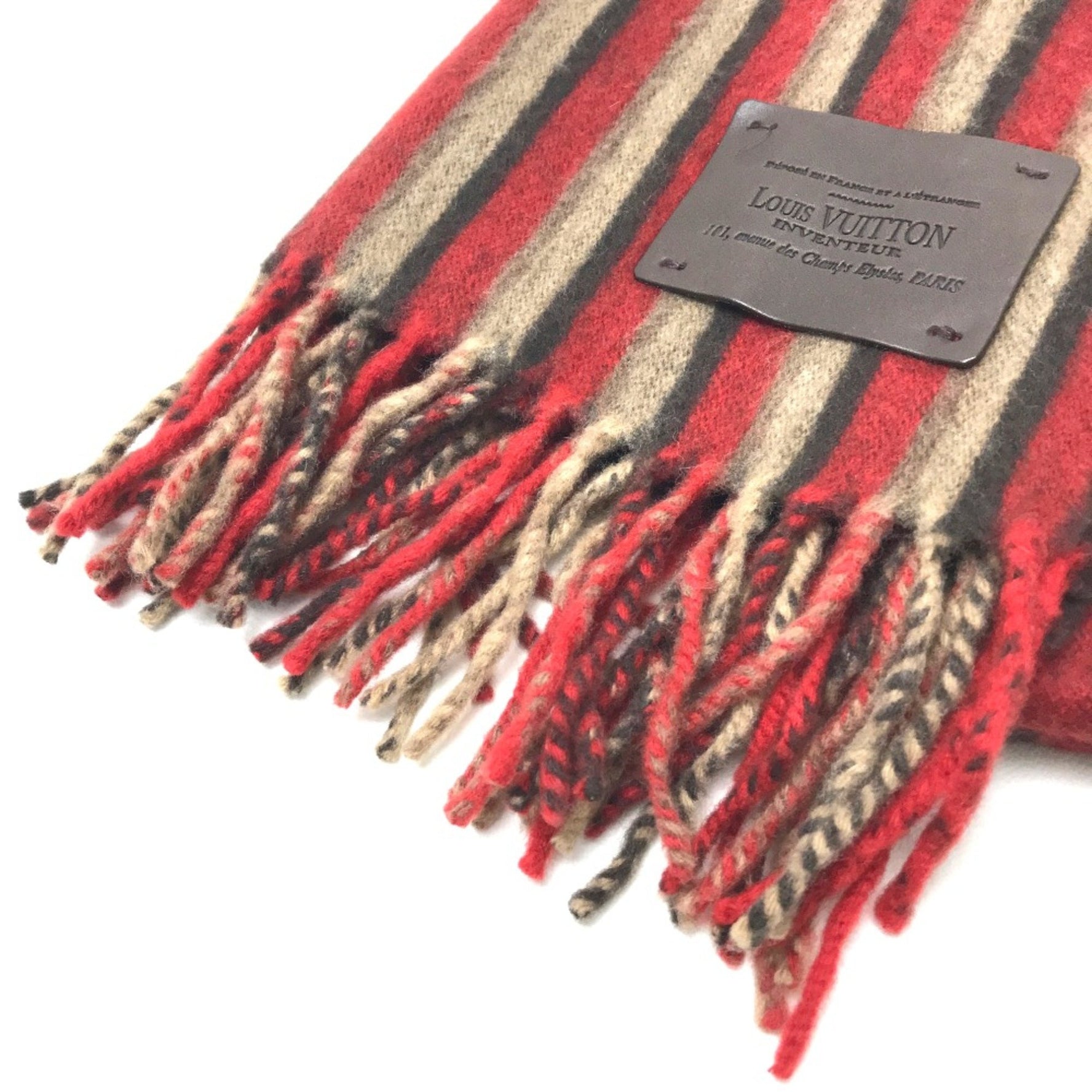 Louis Vuitton Men's Fashion Accessories Scarf Rouge
