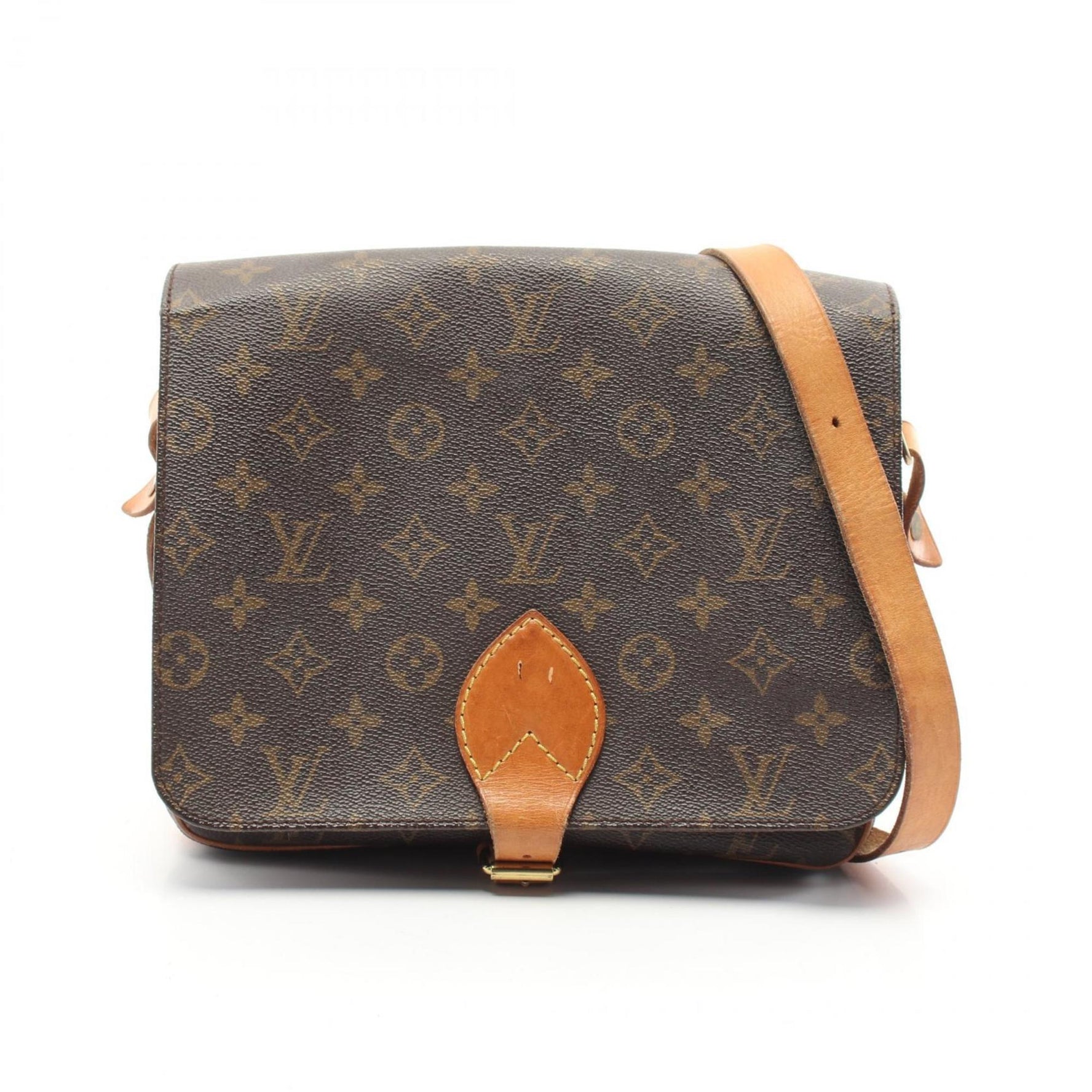 Louis Vuitton Cartesier GM Shoulder Bag Coated Canvas Leather Monogram