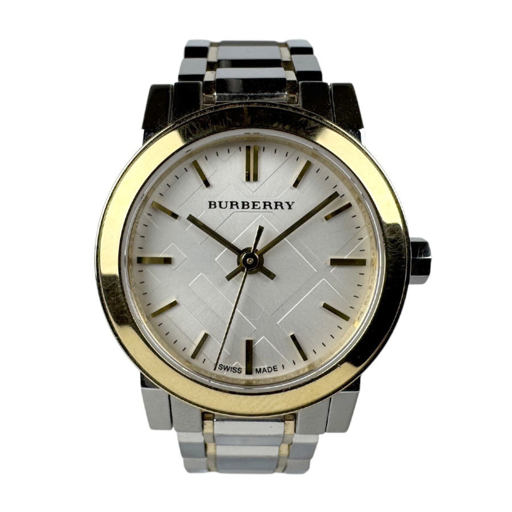 Burberry Watch The City Stainless Steel Silver x Gold Quartz