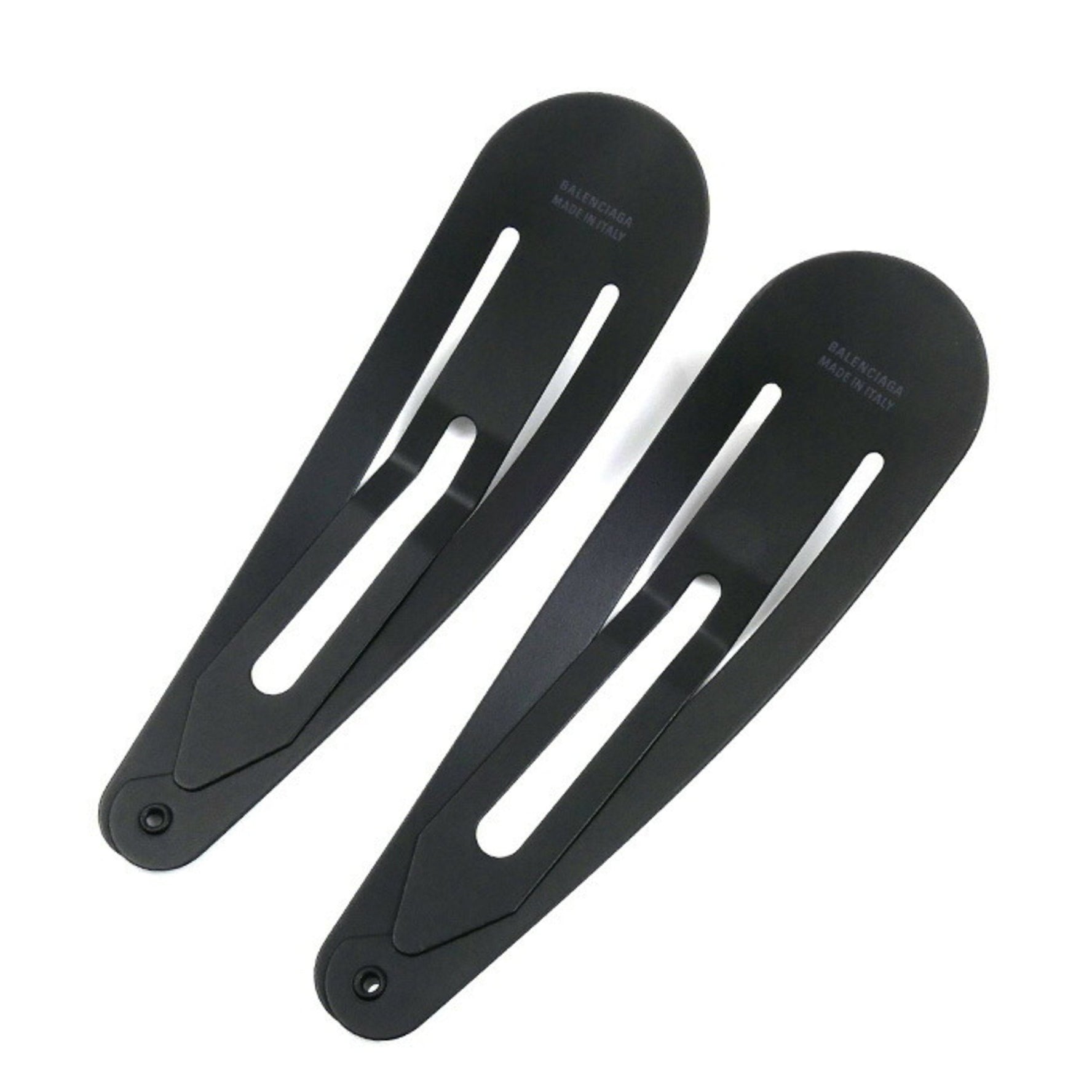 BALENCIAGA Steel Holli XXL Snap Clip Hair Set