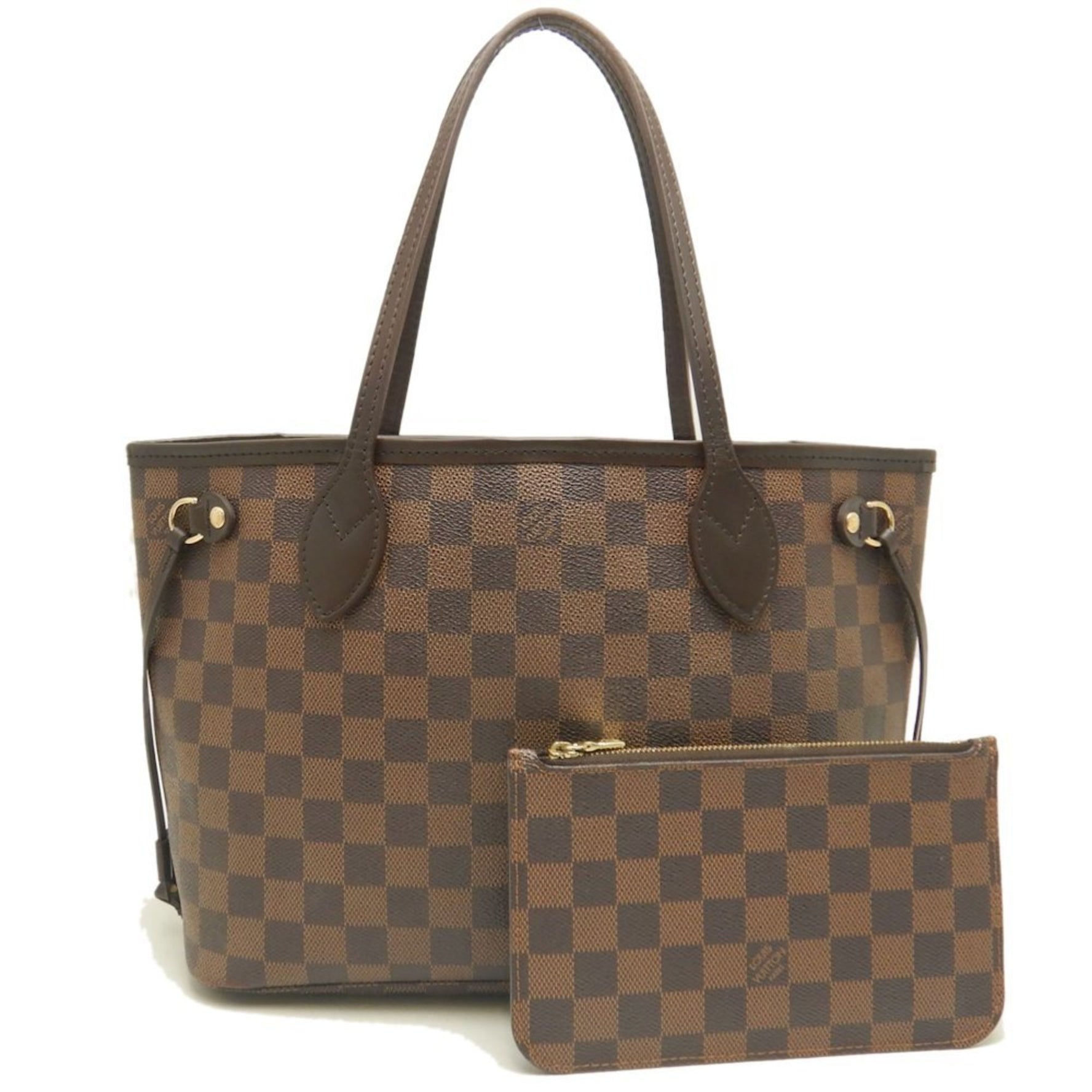 Louis Vuitton Damier Neverfull PM Tote Bag Ebene