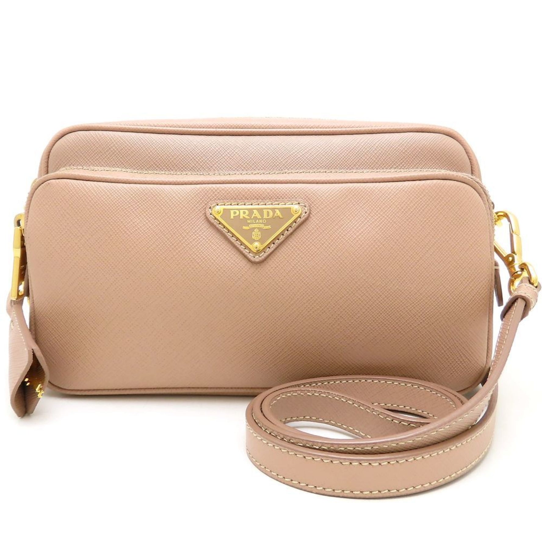 PRADA Shoulder Bag Saffiano Leather CAMMEO