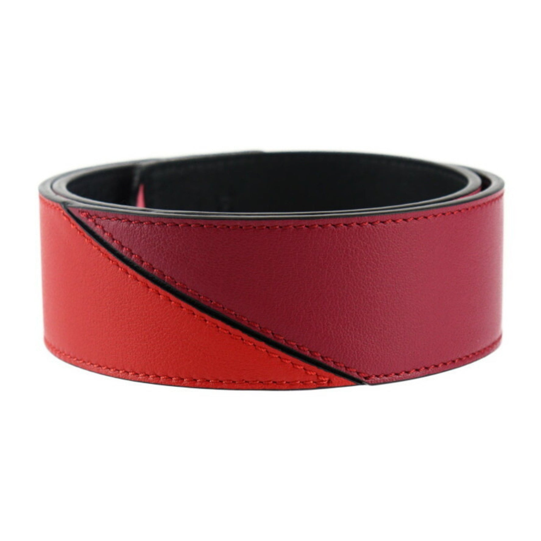 LOEWE Degrade Puzzle Bandouliere 90 Shoulder Strap Classic Calfskin Pink x Red Purple Black Replacement