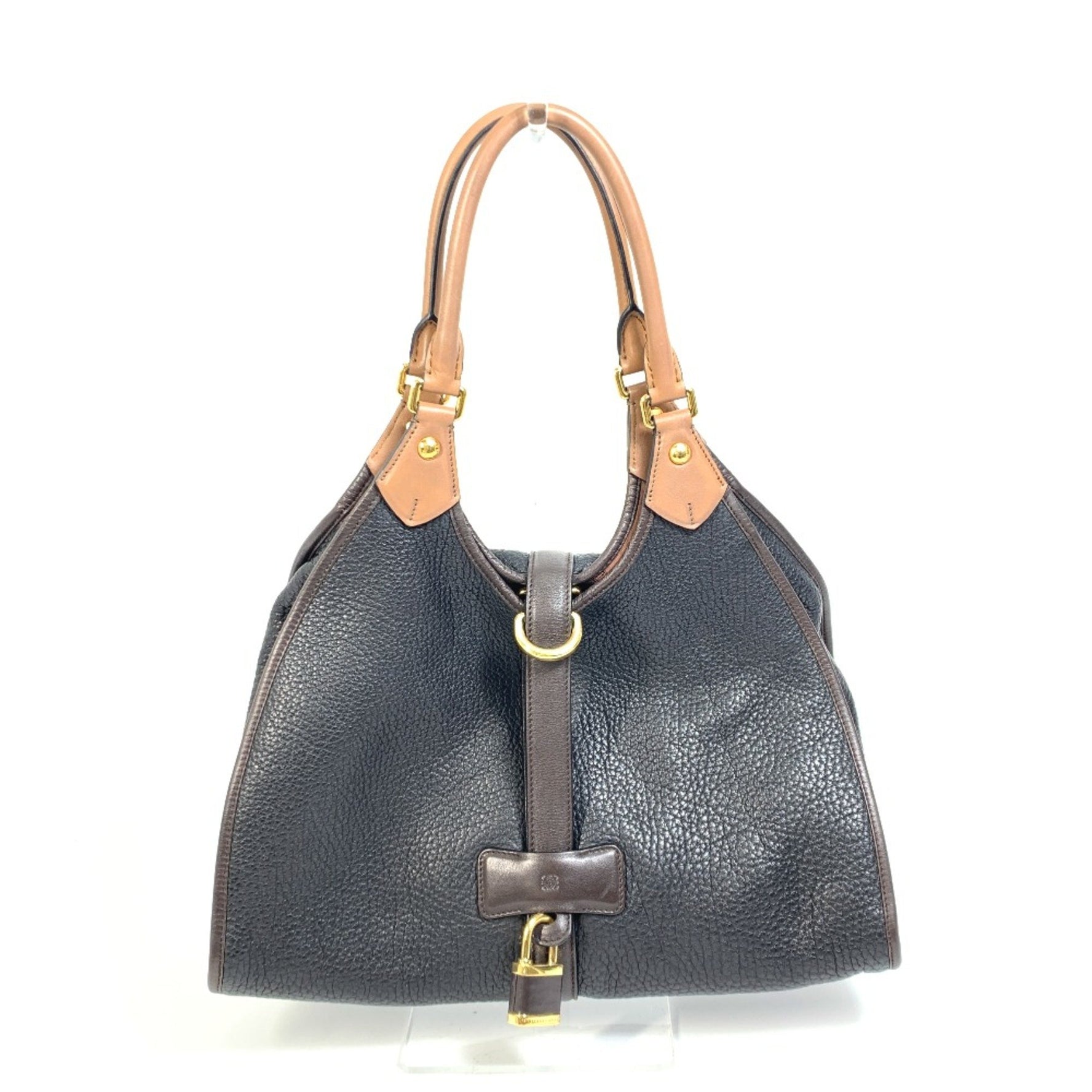 Loewe anagram Bag Hand Bag x Brown