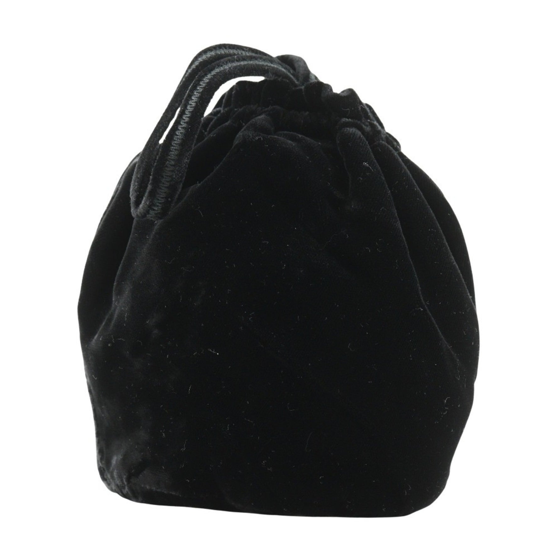 PRADA Pouch Black Velour NERO Purse