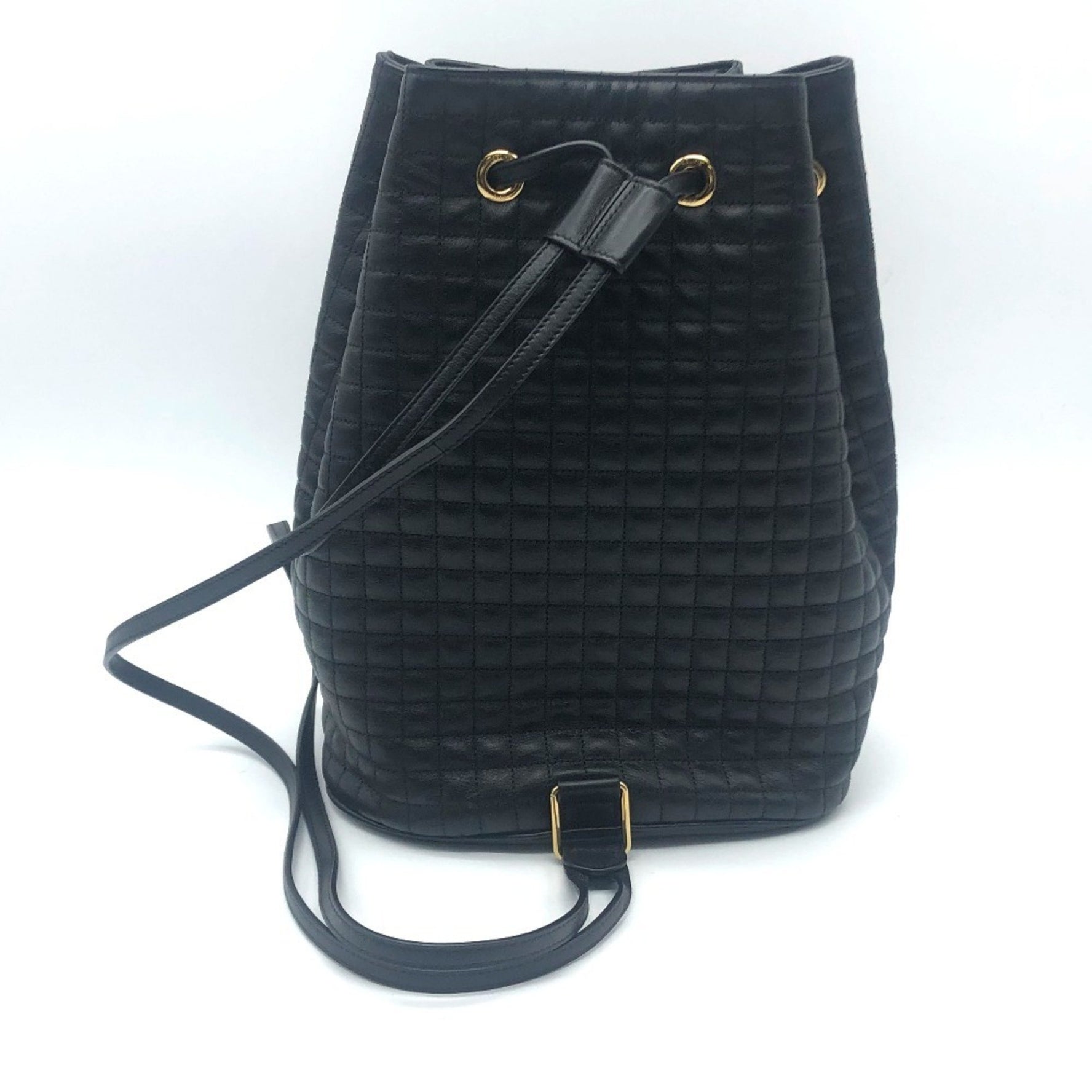 CELINE Small C Charm Backpack Leather x
