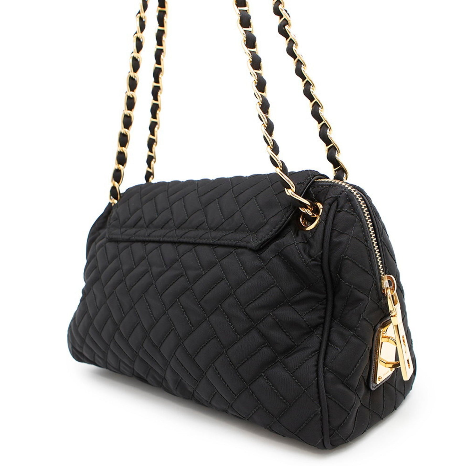 Prada Chain Shoulder Bag Quilted Nylon