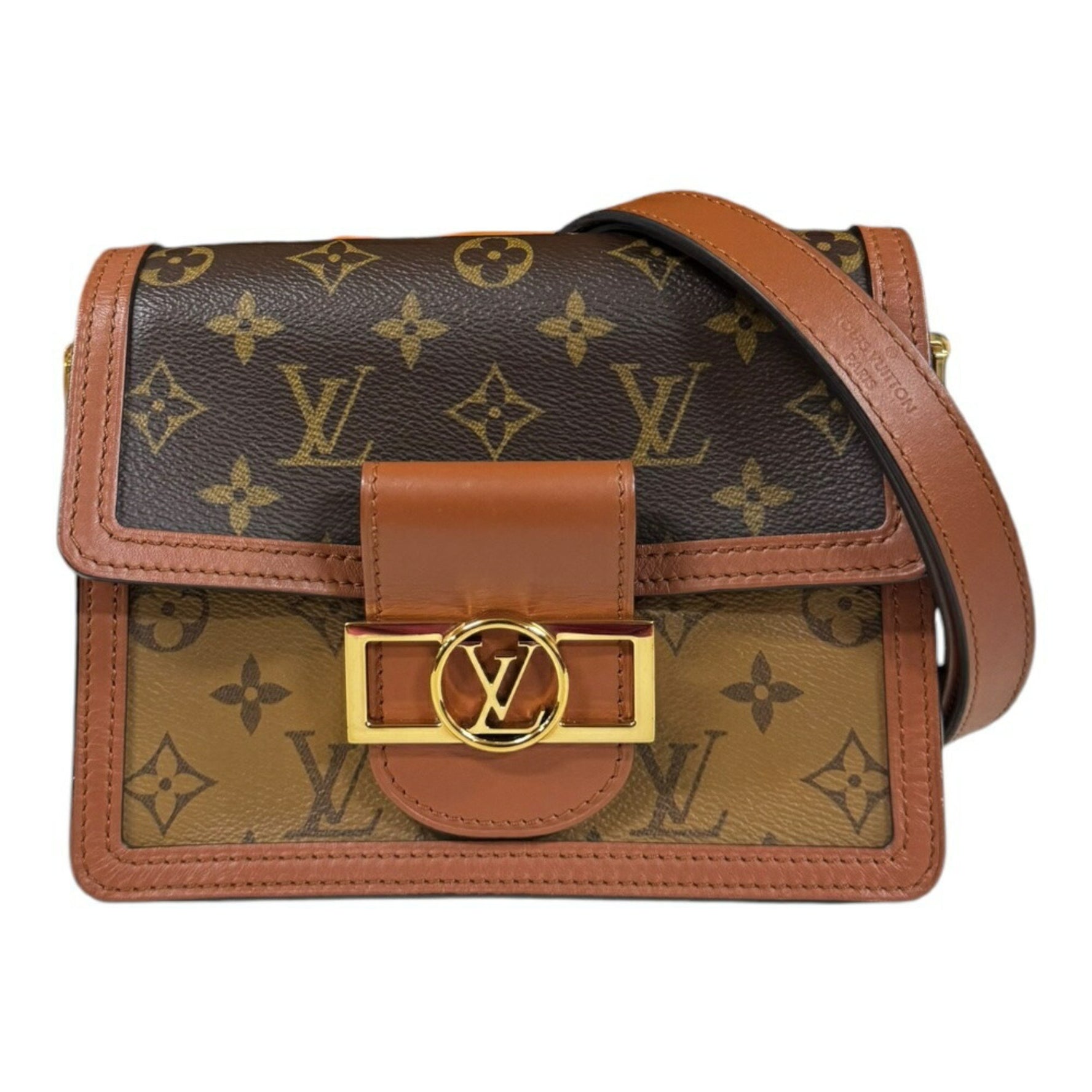 Louis Vuitton Dauphine MINI Monogram Shoulder Bag Canvas
