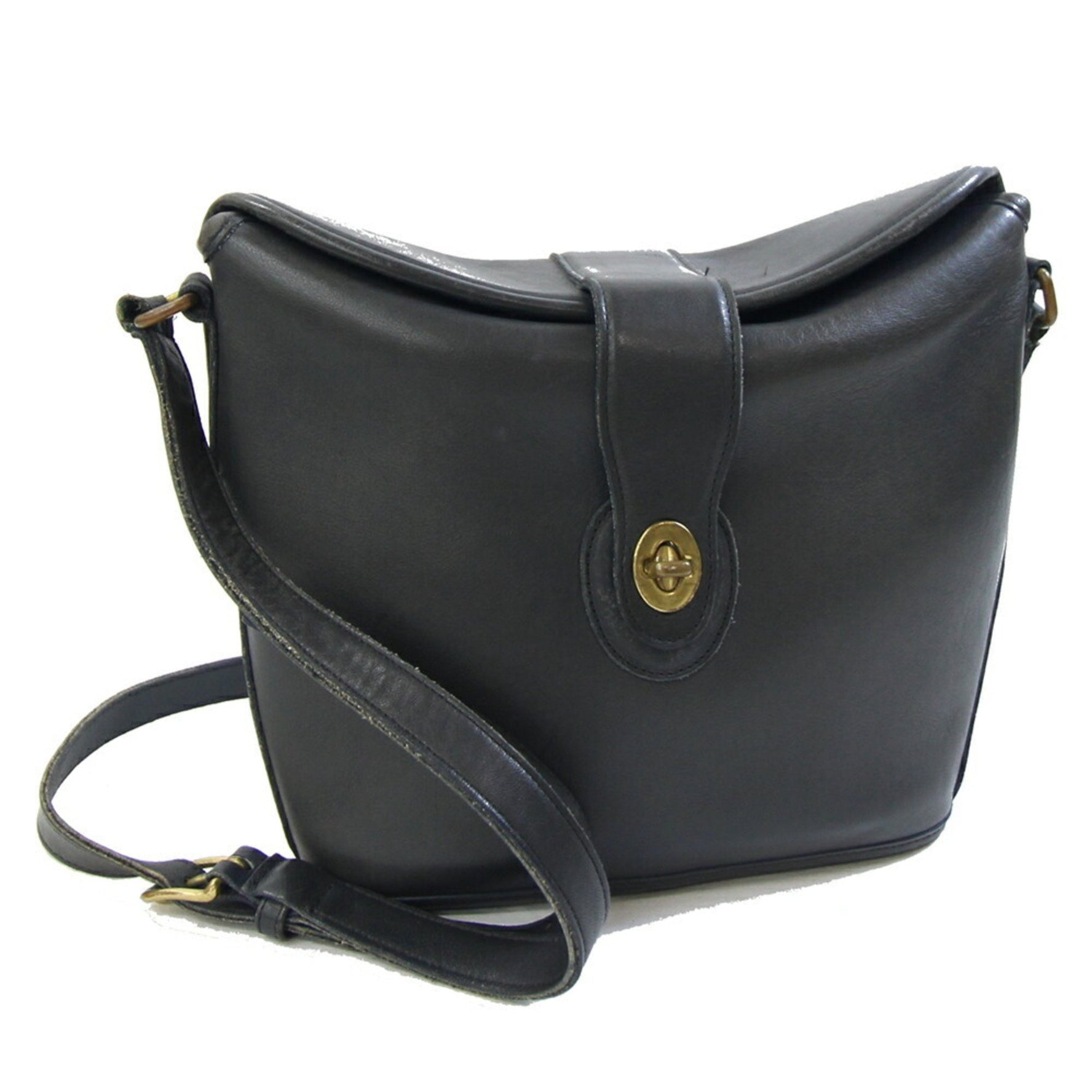 Coach Shoulder Bag 9948 Leather Old