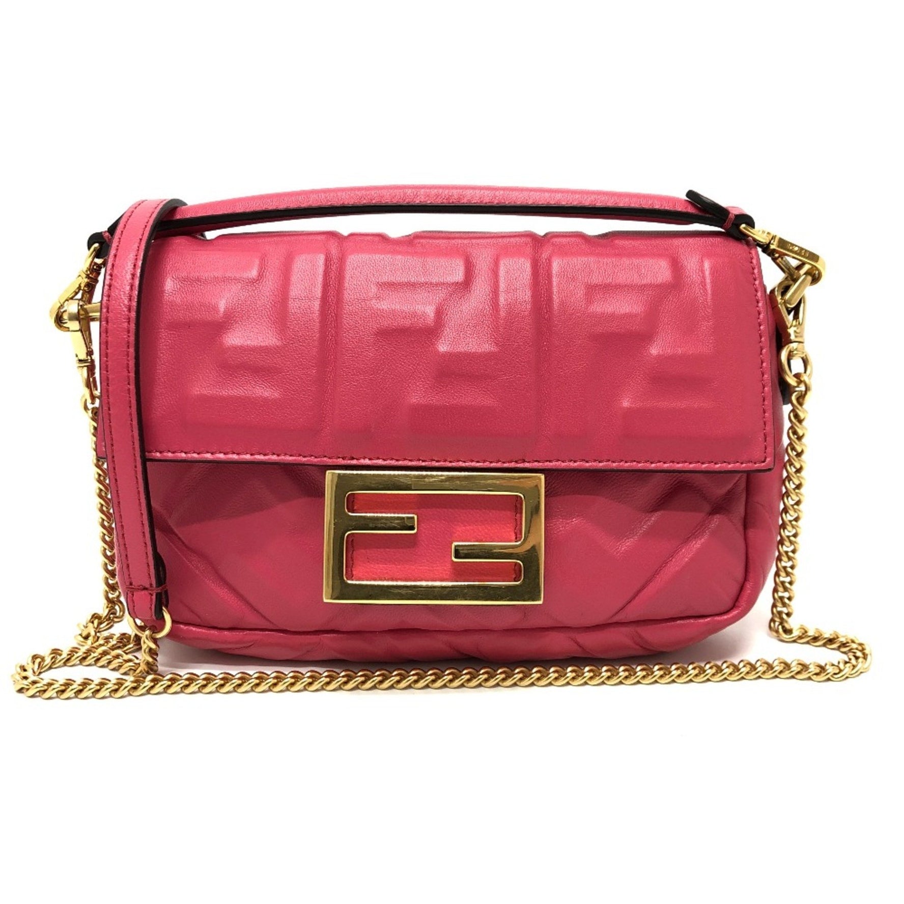 Fendi FF Chain bag Shoulder Bag GoldHardware