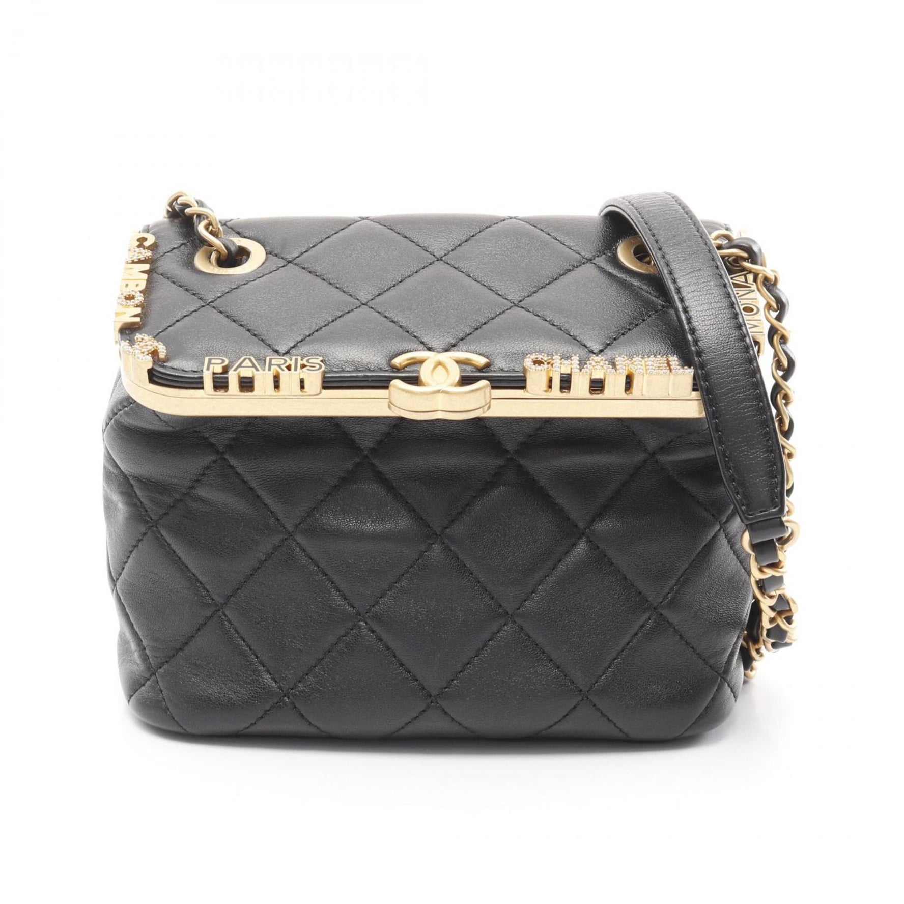 CHANEL Matelasse Shoulder Bag Lambskin (Sheepskin)