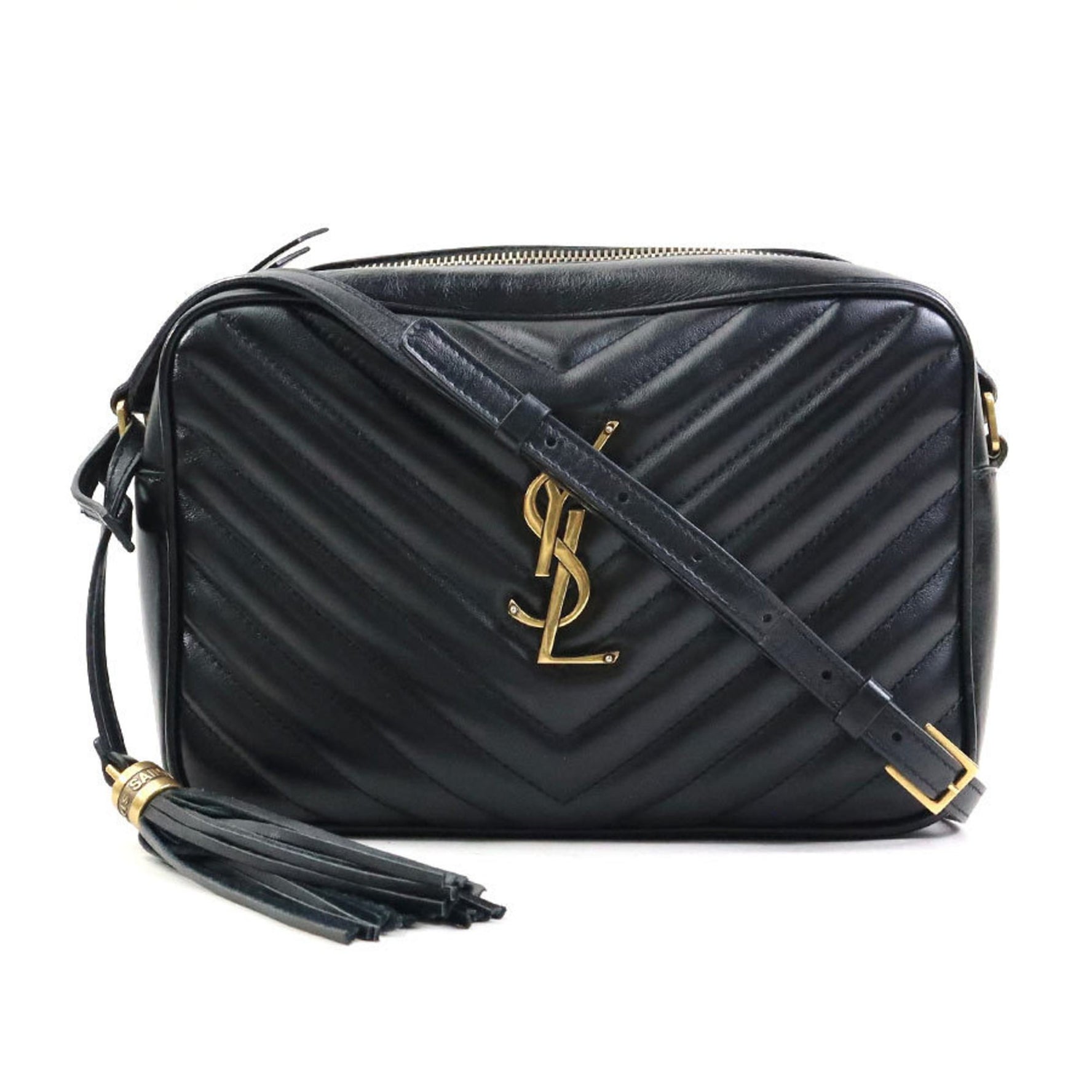 Saint Laurent Lou Shoulder Bag in and Gold