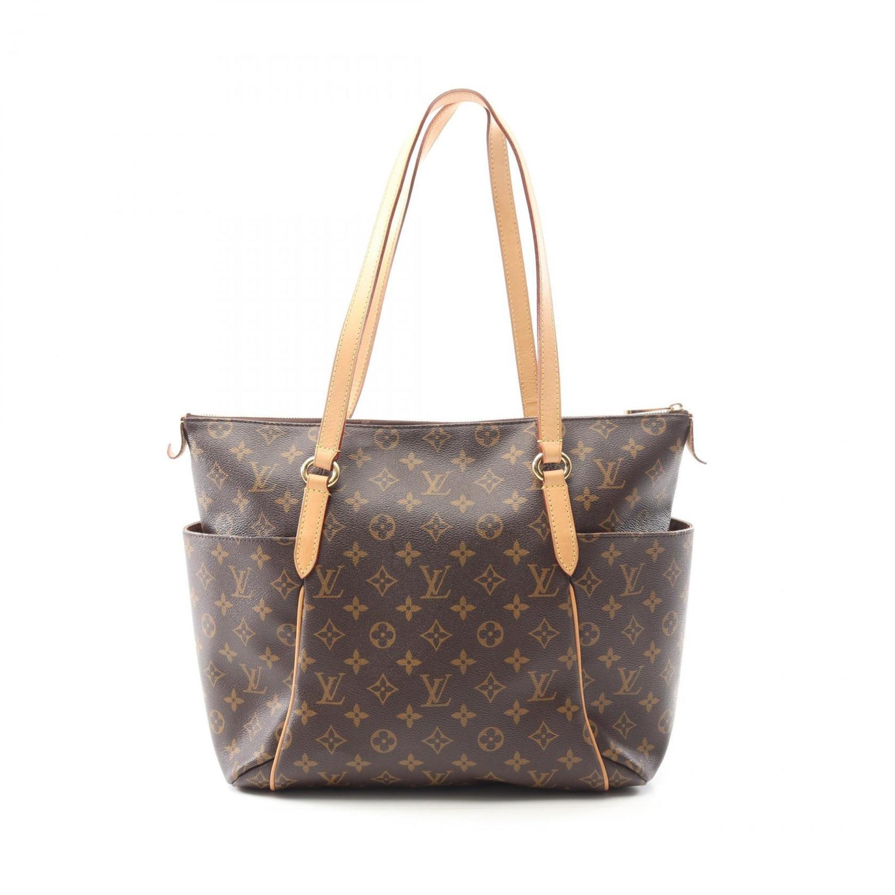 Louis Vuitton Totally MM Tote Bag, Coated Canvas and Leather, Monogram, Brown