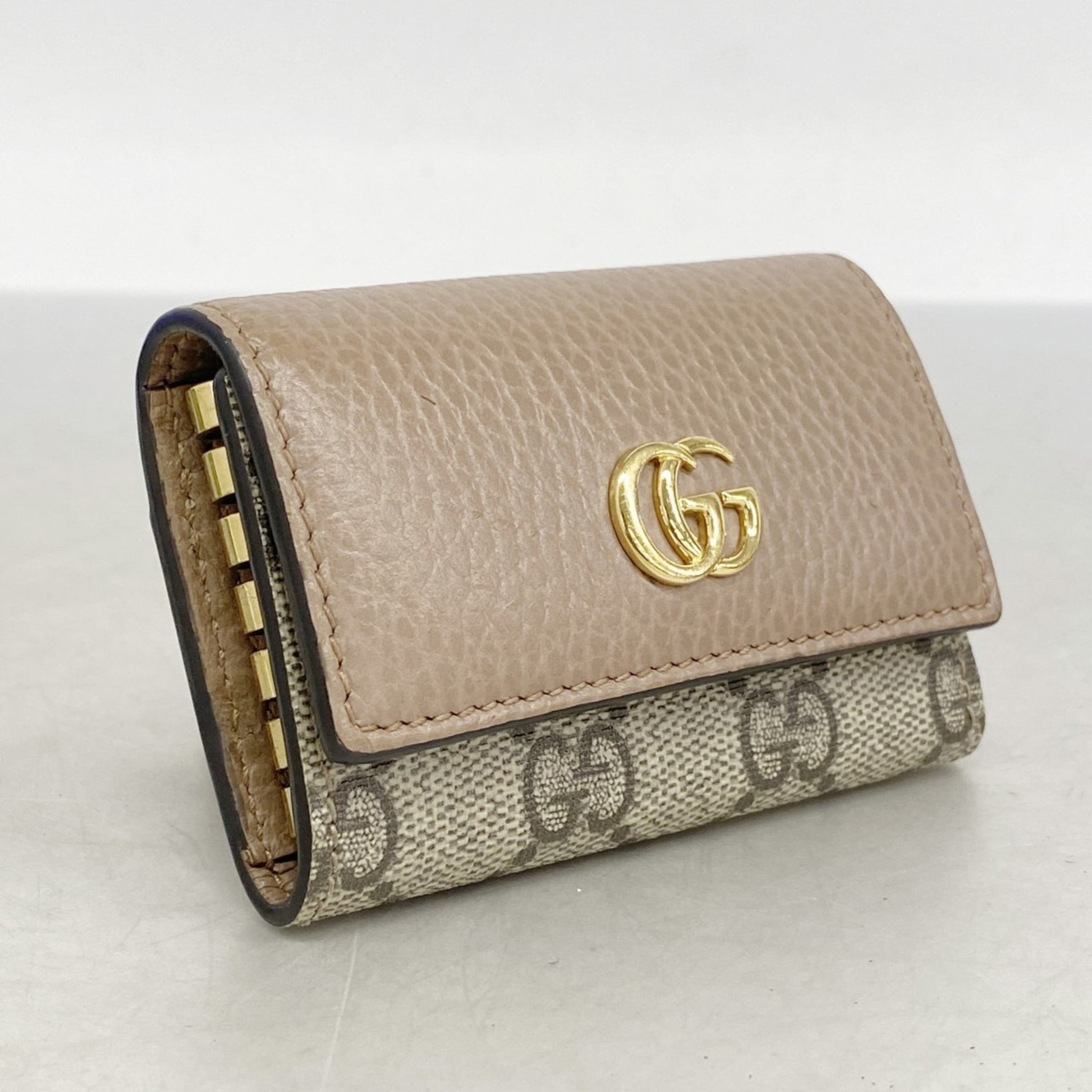 Gucci GG Marmont Supreme Key Case Leather