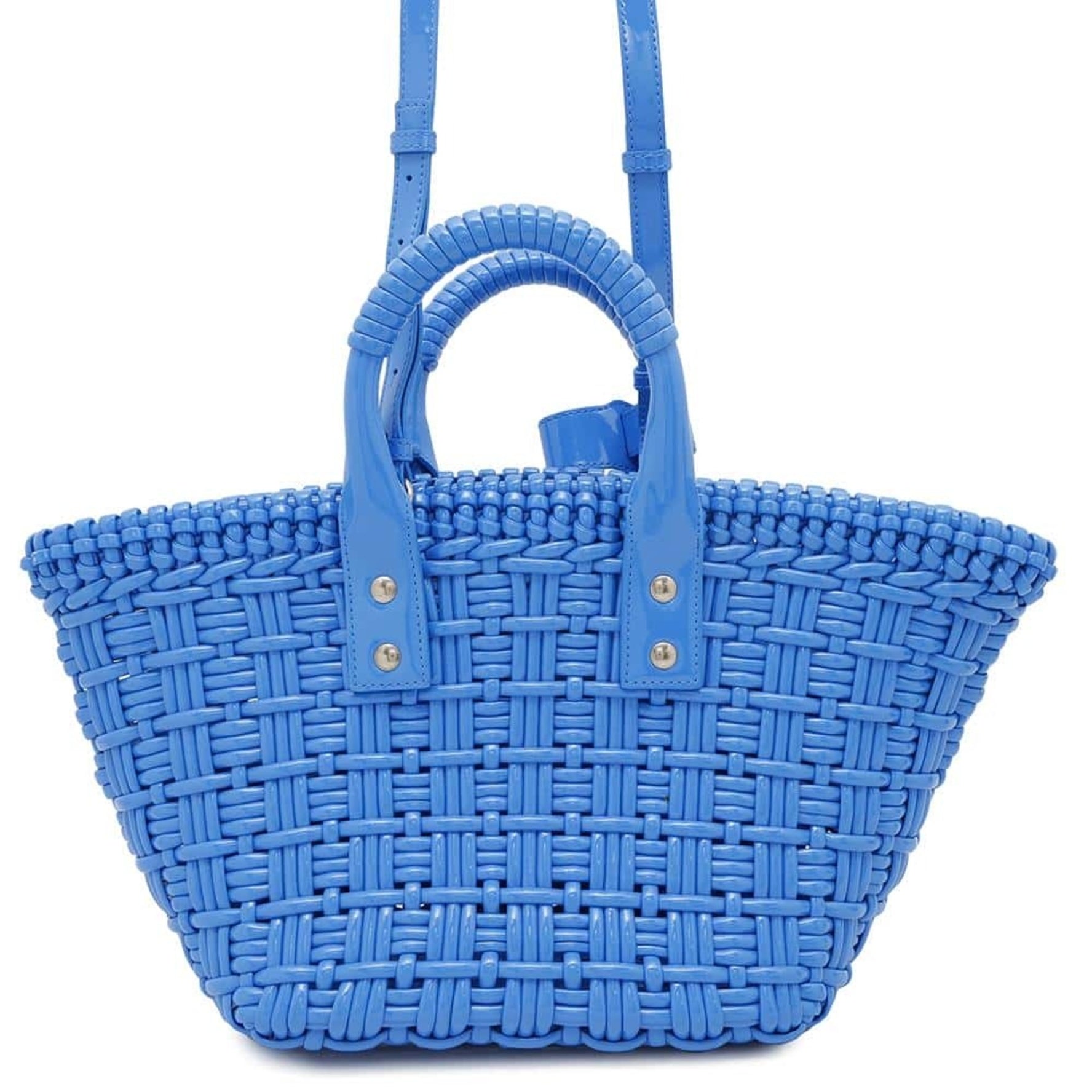 Balenciaga Handbag Bistro XS Patent Leather Shoulder Bag Basket