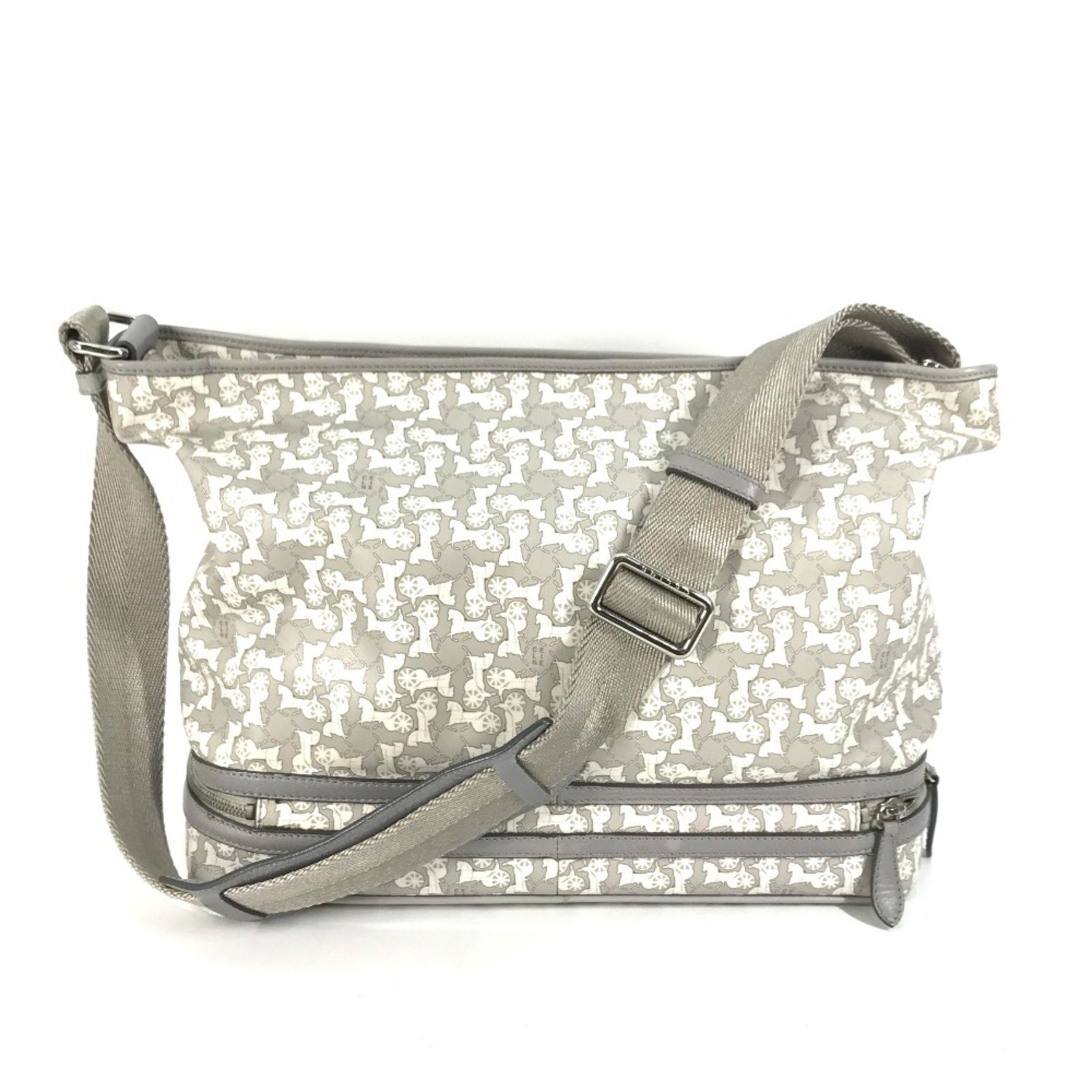 CELINE Ai Tominaga collaboration Sulky Crossbody Eco Bag with Diaper Changing Sheet Shoulder Bag Light blue