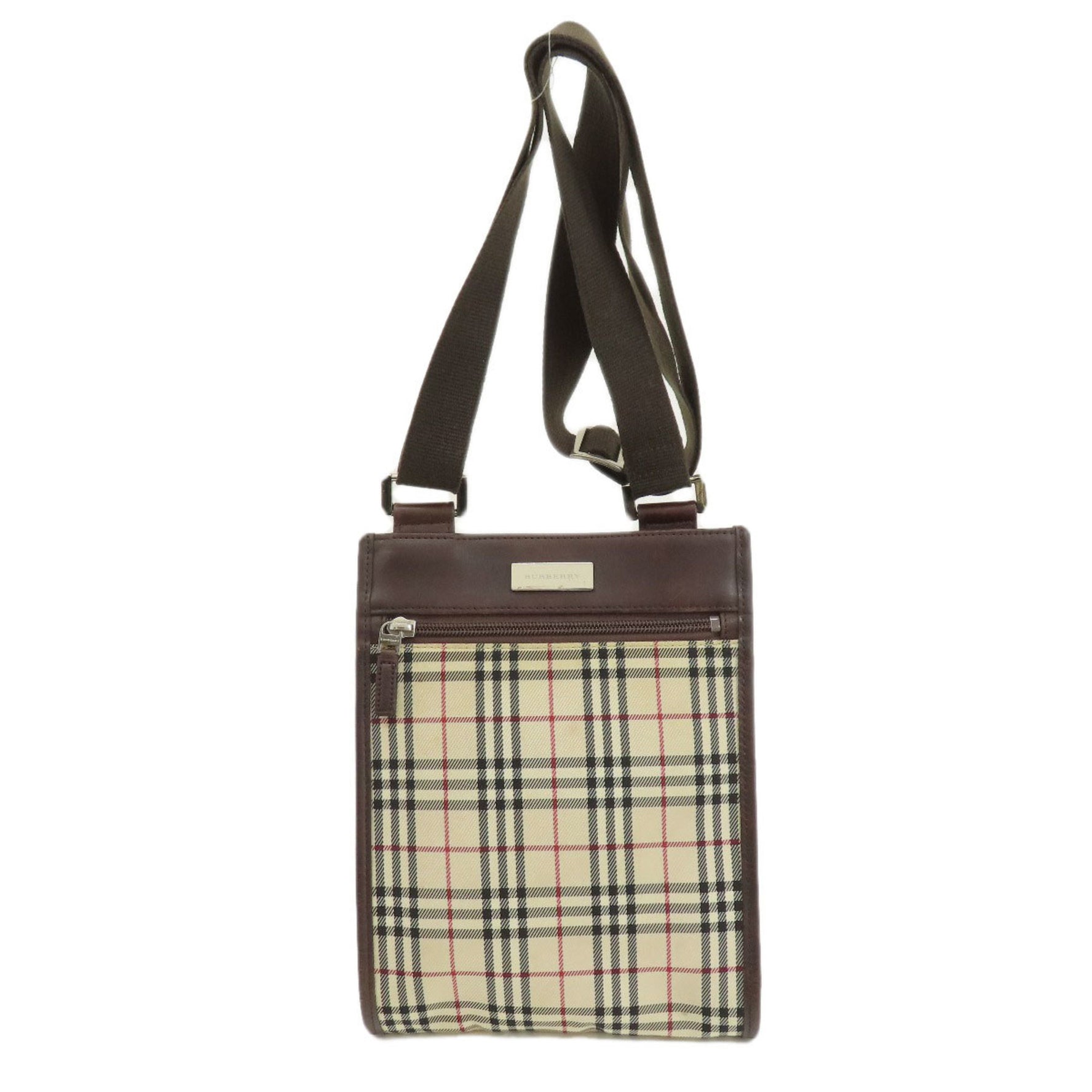 Burberry Nova Check Shoulder Bag Canvas