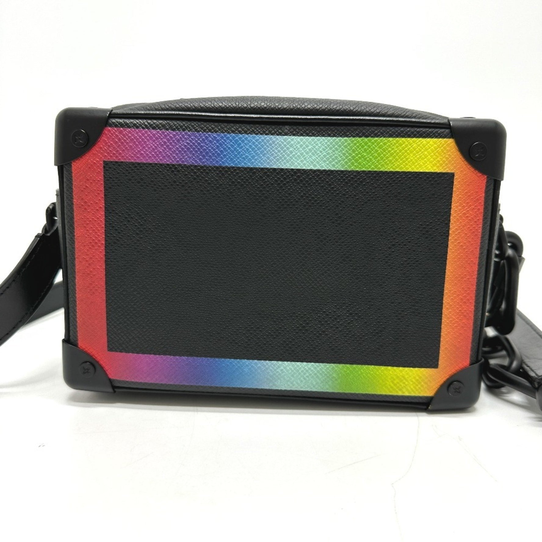 Louis Vuitton Taiga Mini Soft Trunk Shoulder Bag in Leather