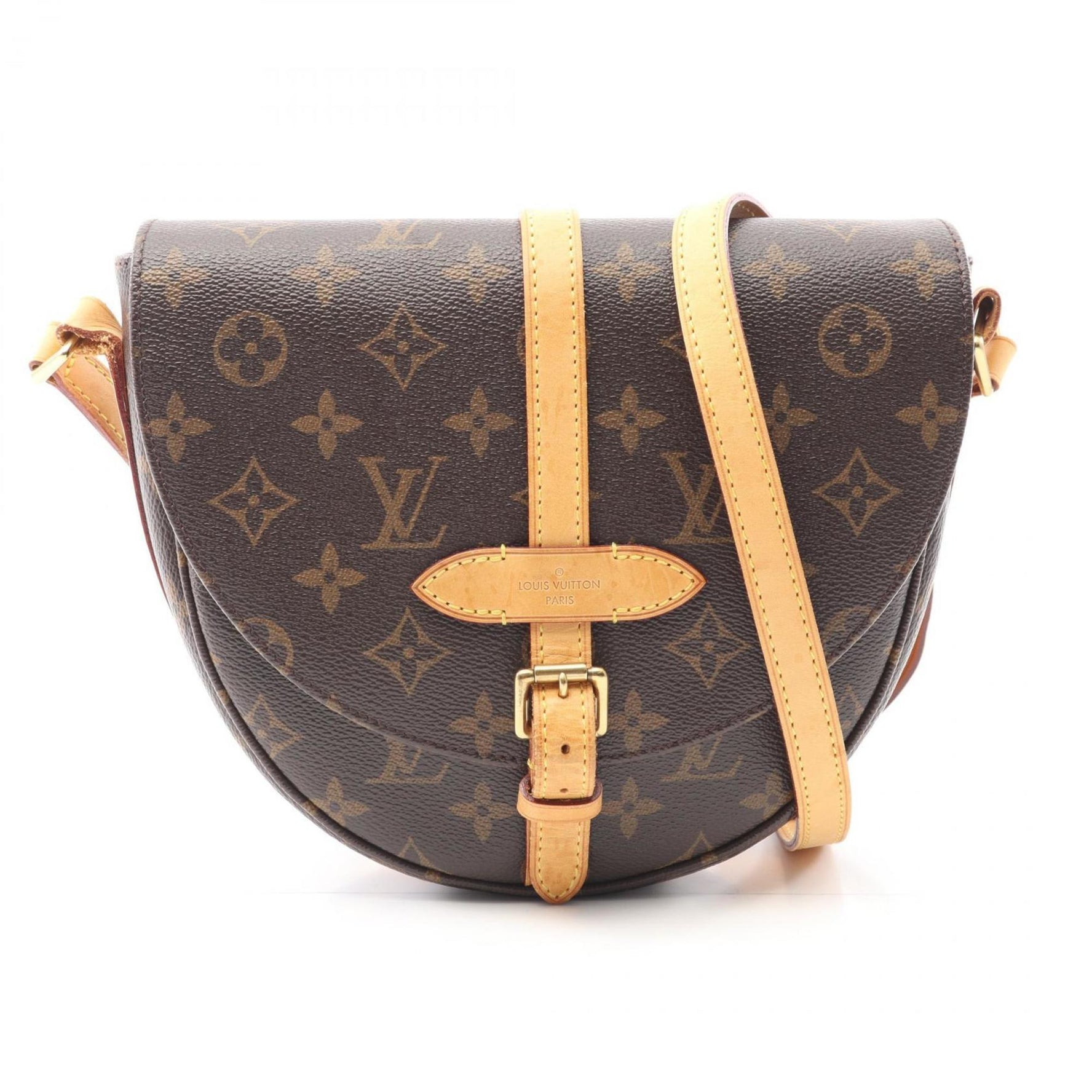 Louis Vuitton Chantilly GM Shoulder Bag in Coated Canvas and Leather with Monogram Design