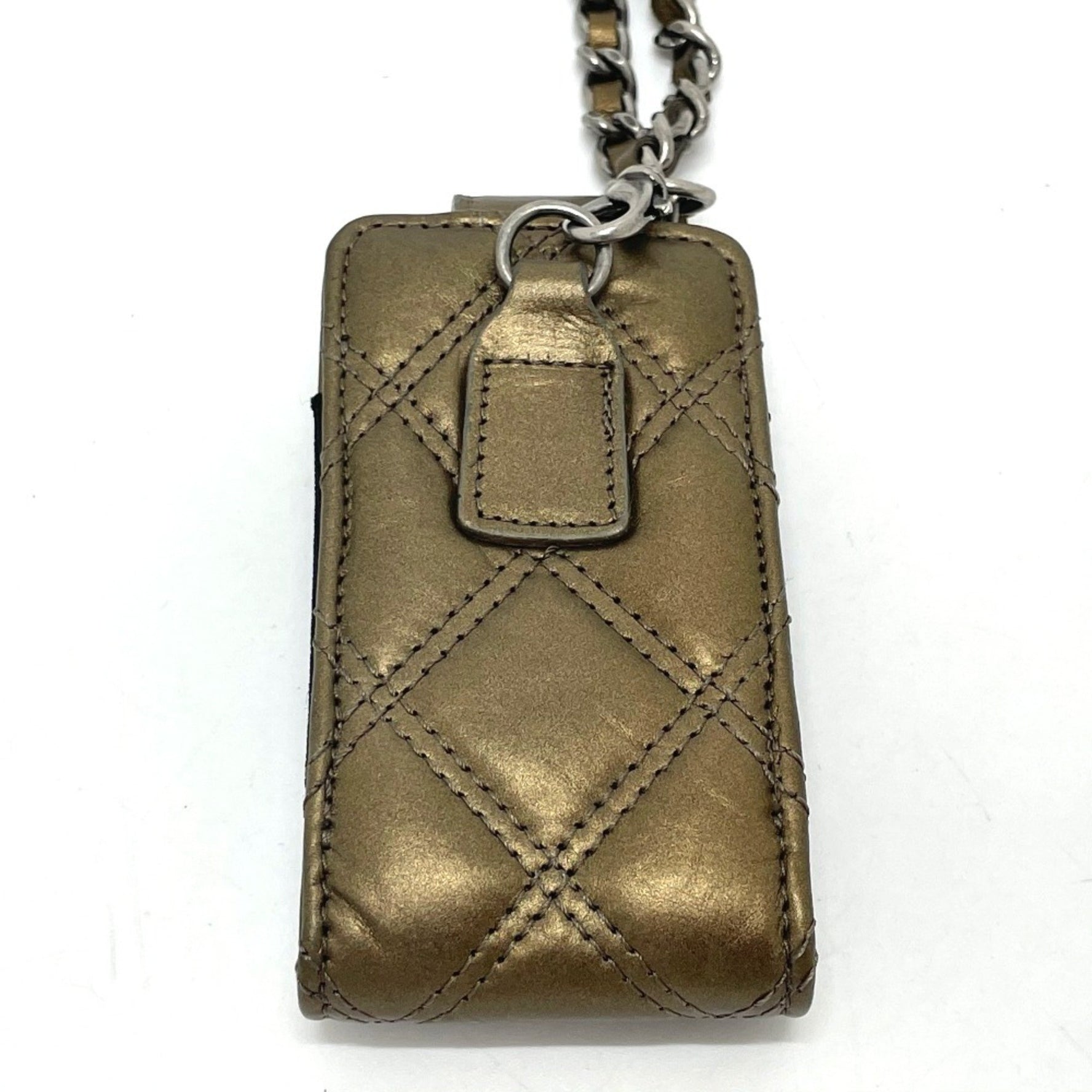 CHANEL Matelasse Paris New York Multi-Case Mini Chain Shoulder Bag, Leather, and Silver Hardware