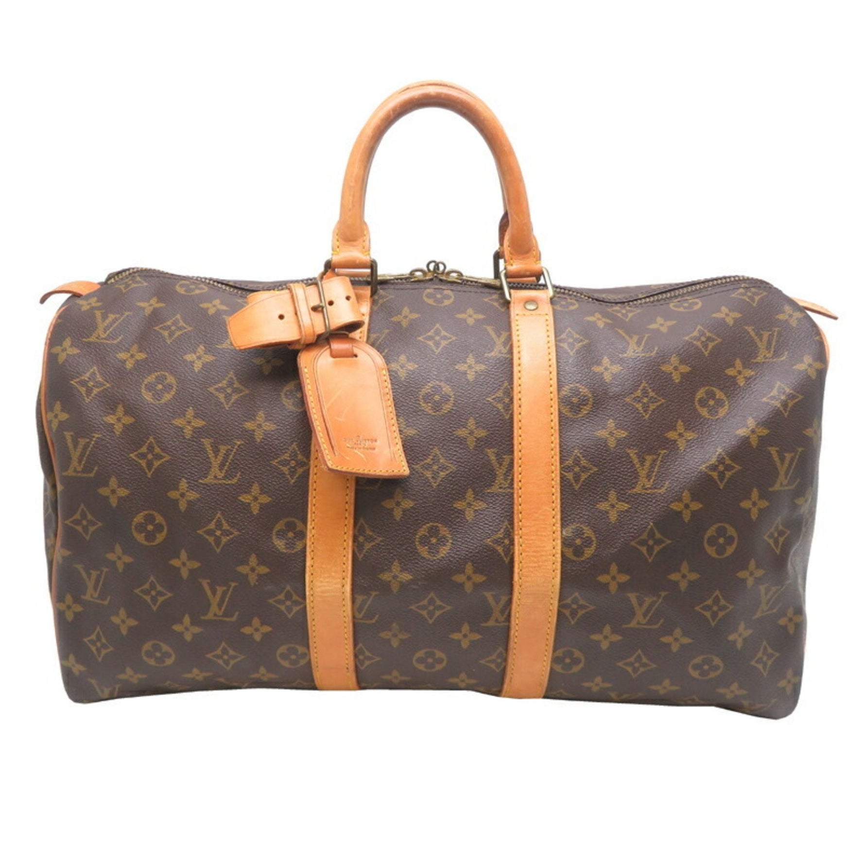 Louis Vuitton Keepall 45 Boston Bag and Men, Monogram Brown