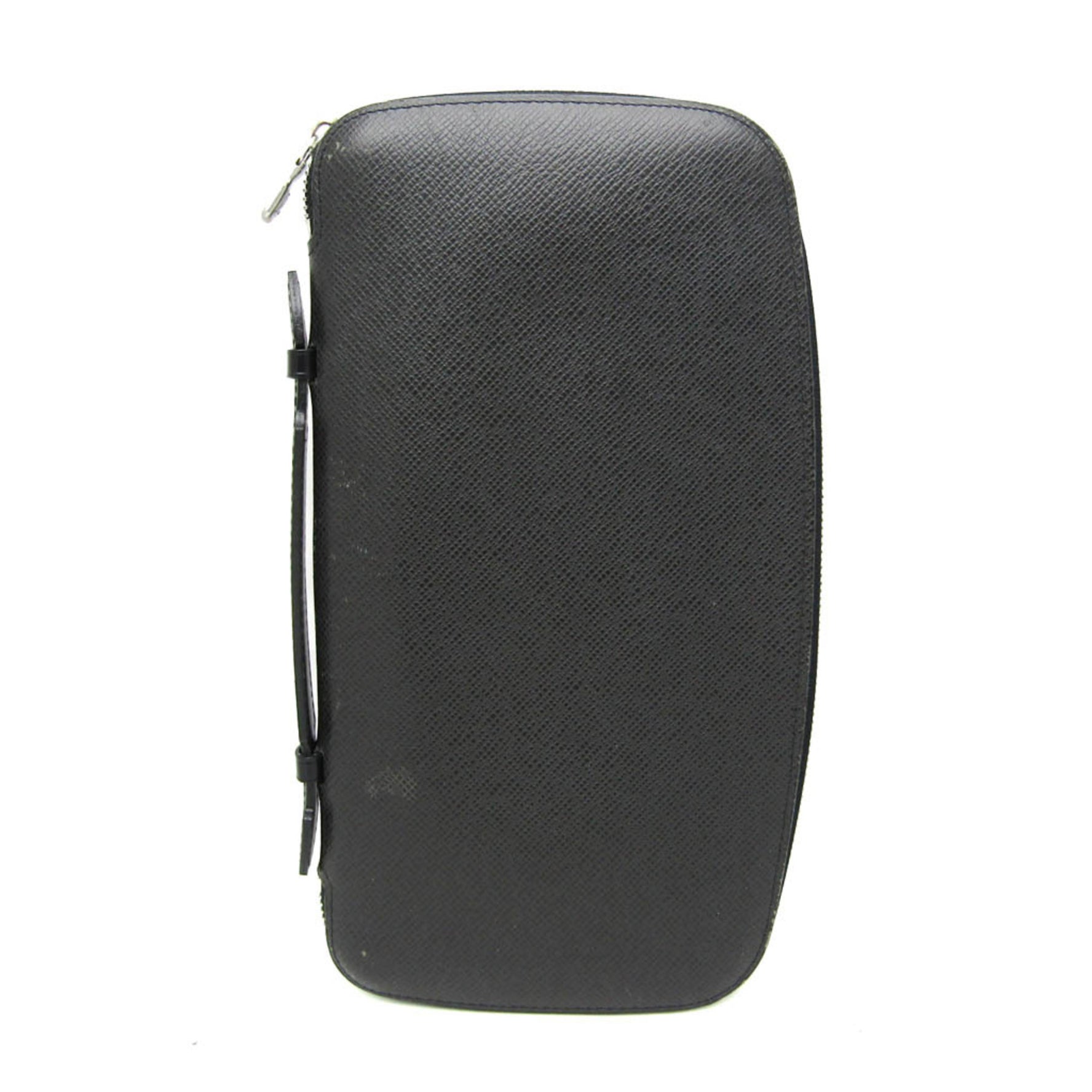 Louis Vuitton Taiga Travel Case Organizer Atoll Taiga Leather Long Wallet (bi-fold)