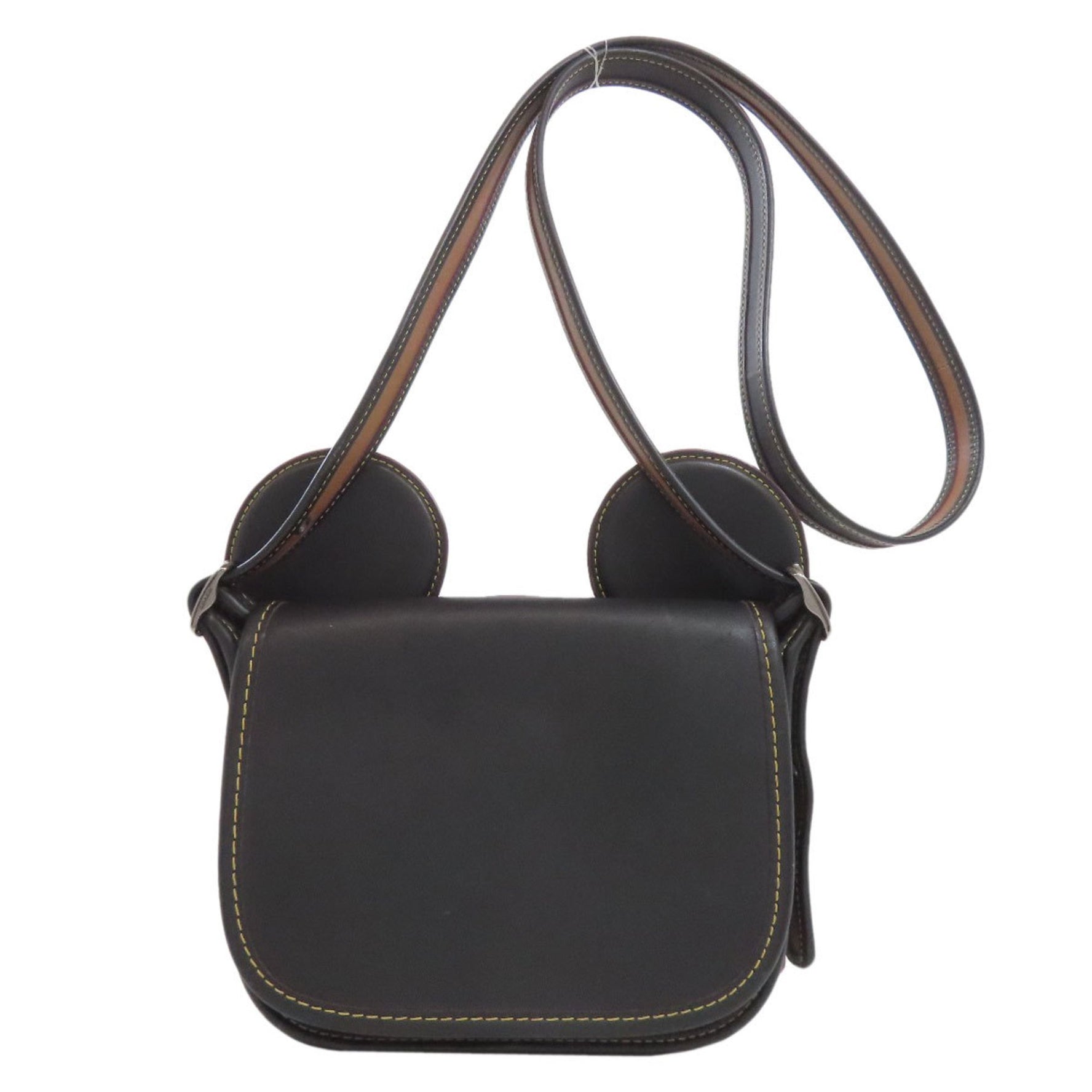 Coach Mickey Mouse Collaboration Shoulder Bag Calfskin