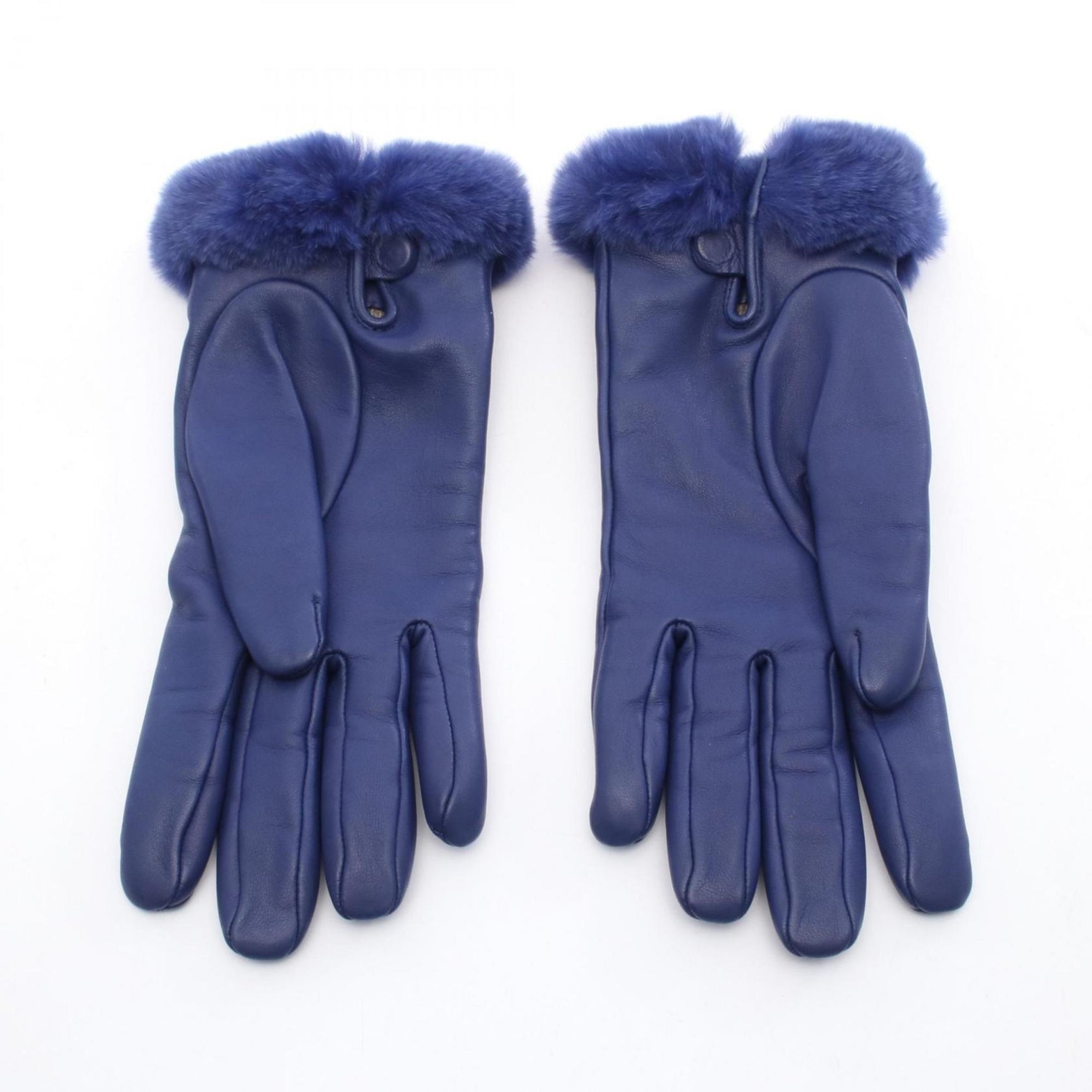 Hermes Hermès Princess Cadena Gloves, Leather and Mink