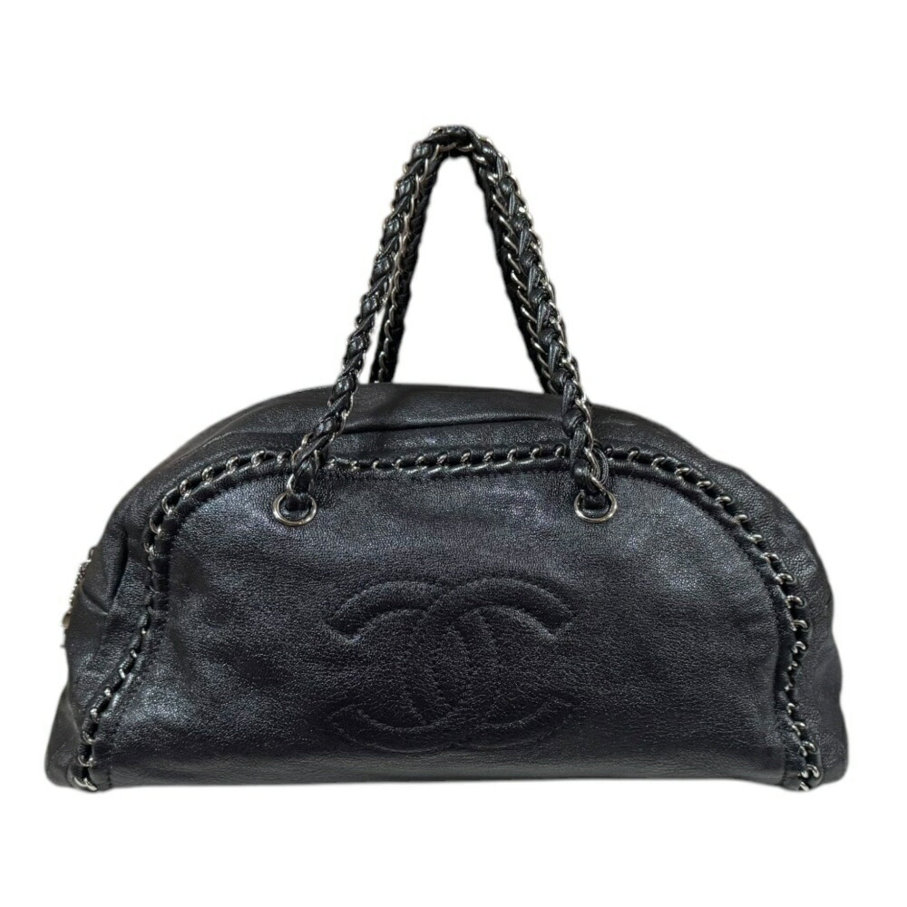 Chanel Luxury Boston Bag Leather