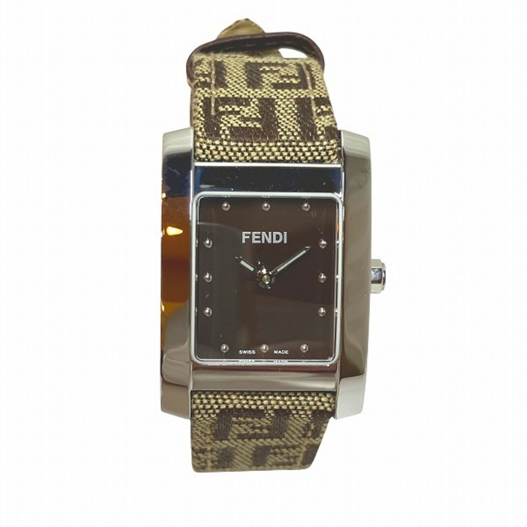 FENDI Classico Automatic Zucca Pattern Watch
